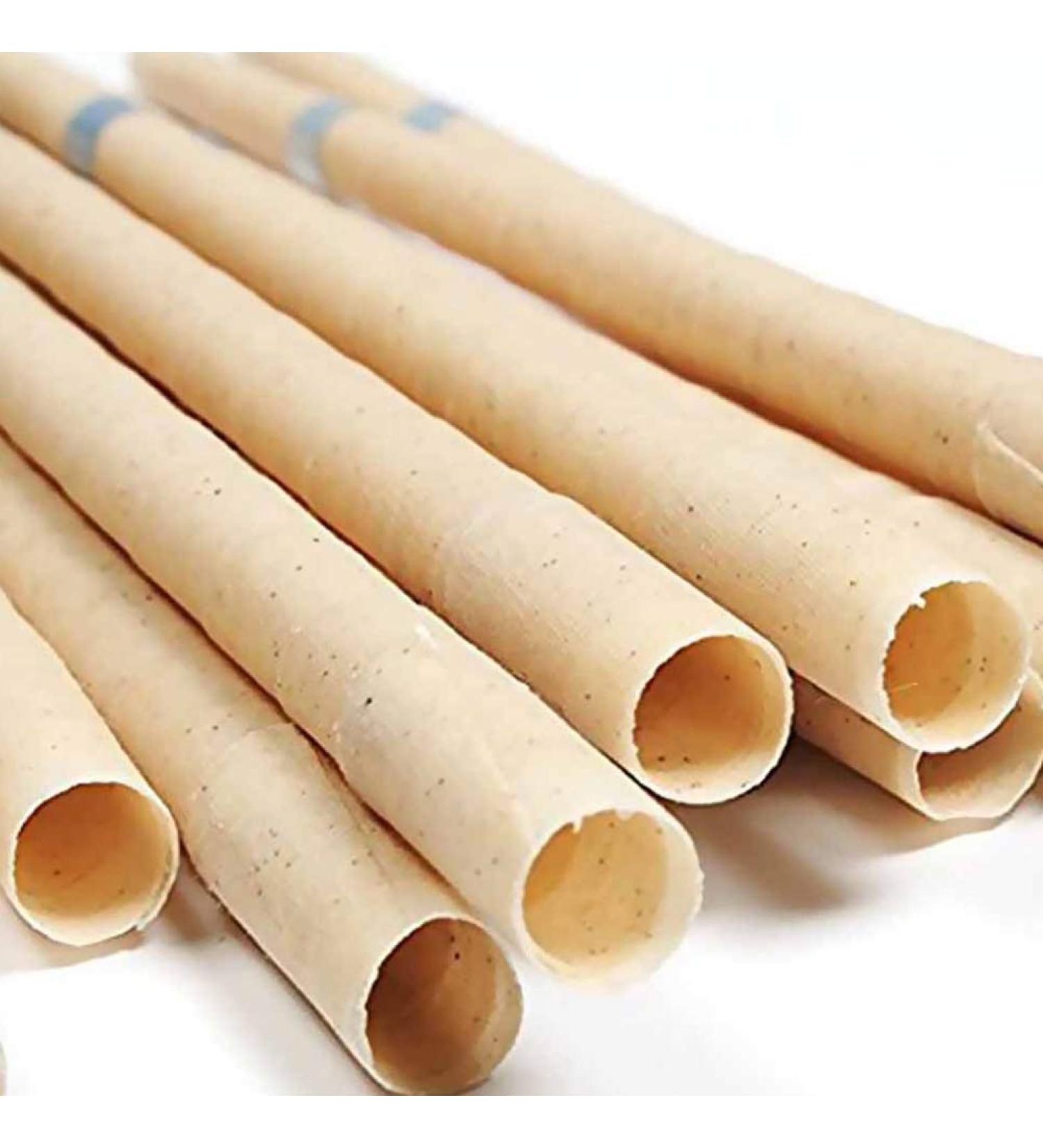 Natural Ear Candles for Safe Ear Wax Removal | 10 Beeswax Cones with Fragrance & Protective Panels - International Shipping Available - Buy Online on GoSupps.com