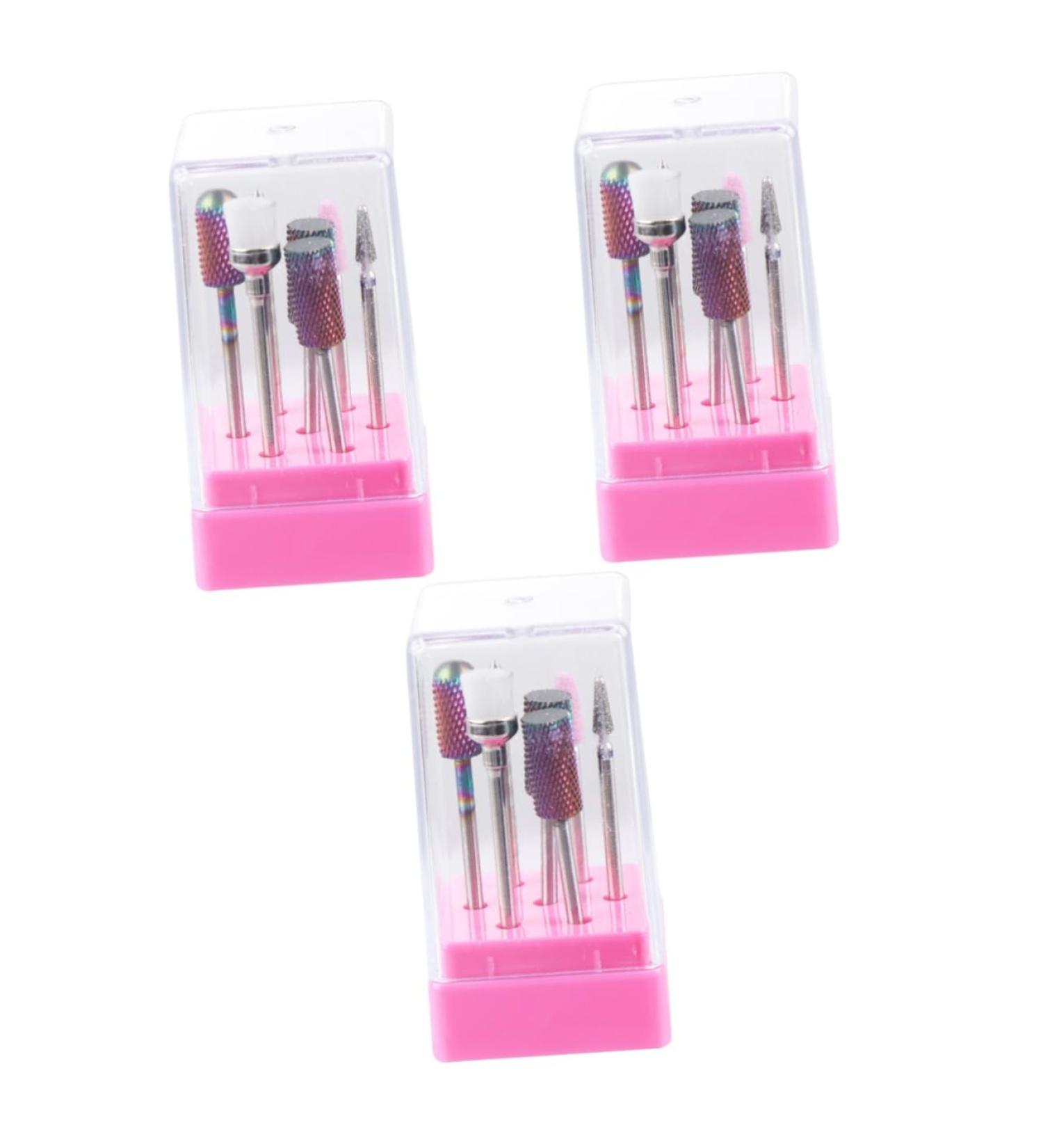 FRCOLOR 3 Sets carbide drill bits nail Drill Replacement Bits nail Diamond Drill Bits nail polisher drill bits drill bits for metal electrical tools nail drill tool file hard to rotate - Buy Online on GoSupps.com