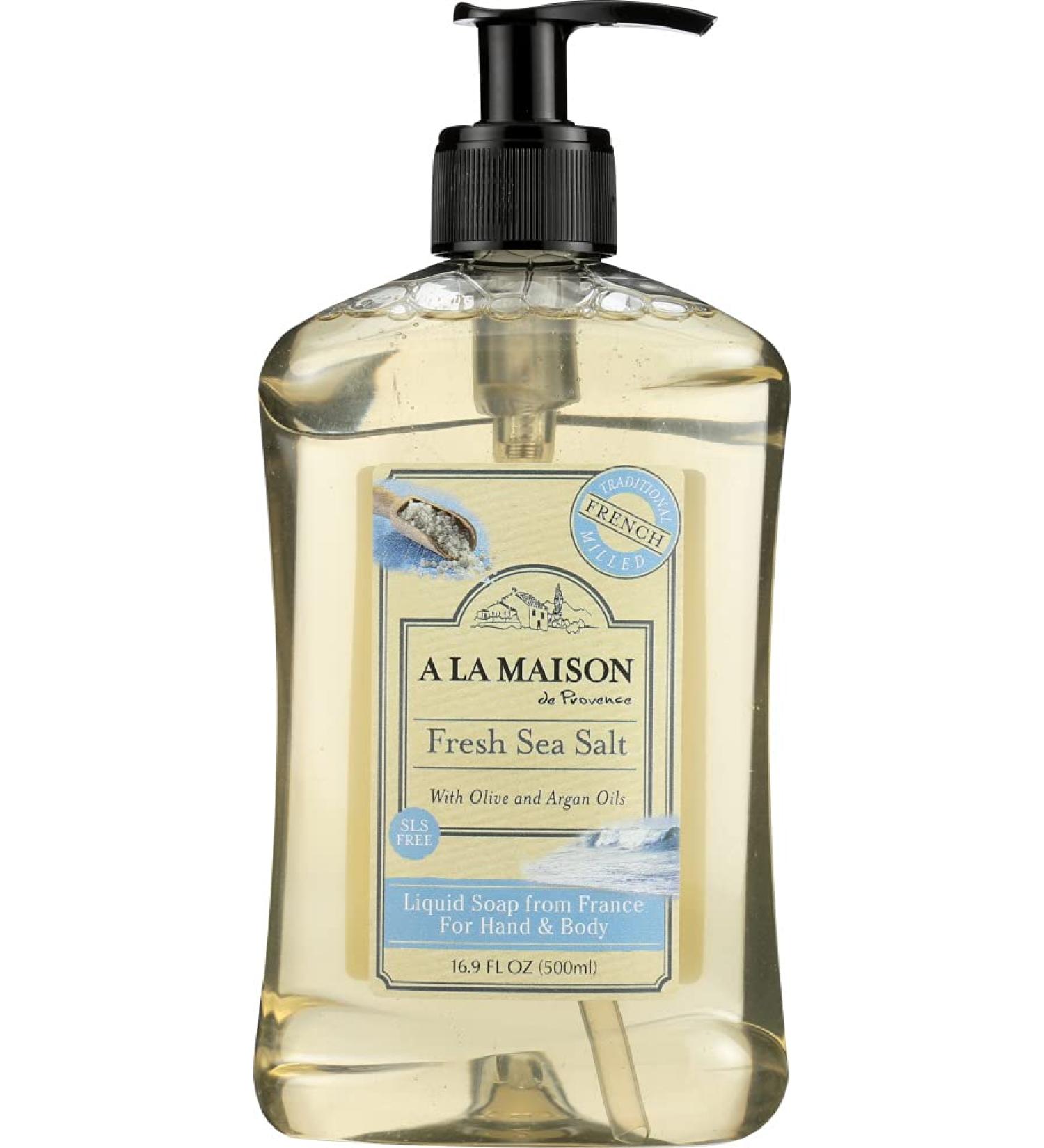 A La Maison Soap Liquid French Sea Salt 16.9 Fl Oz - Buy Online on GoSupps.com