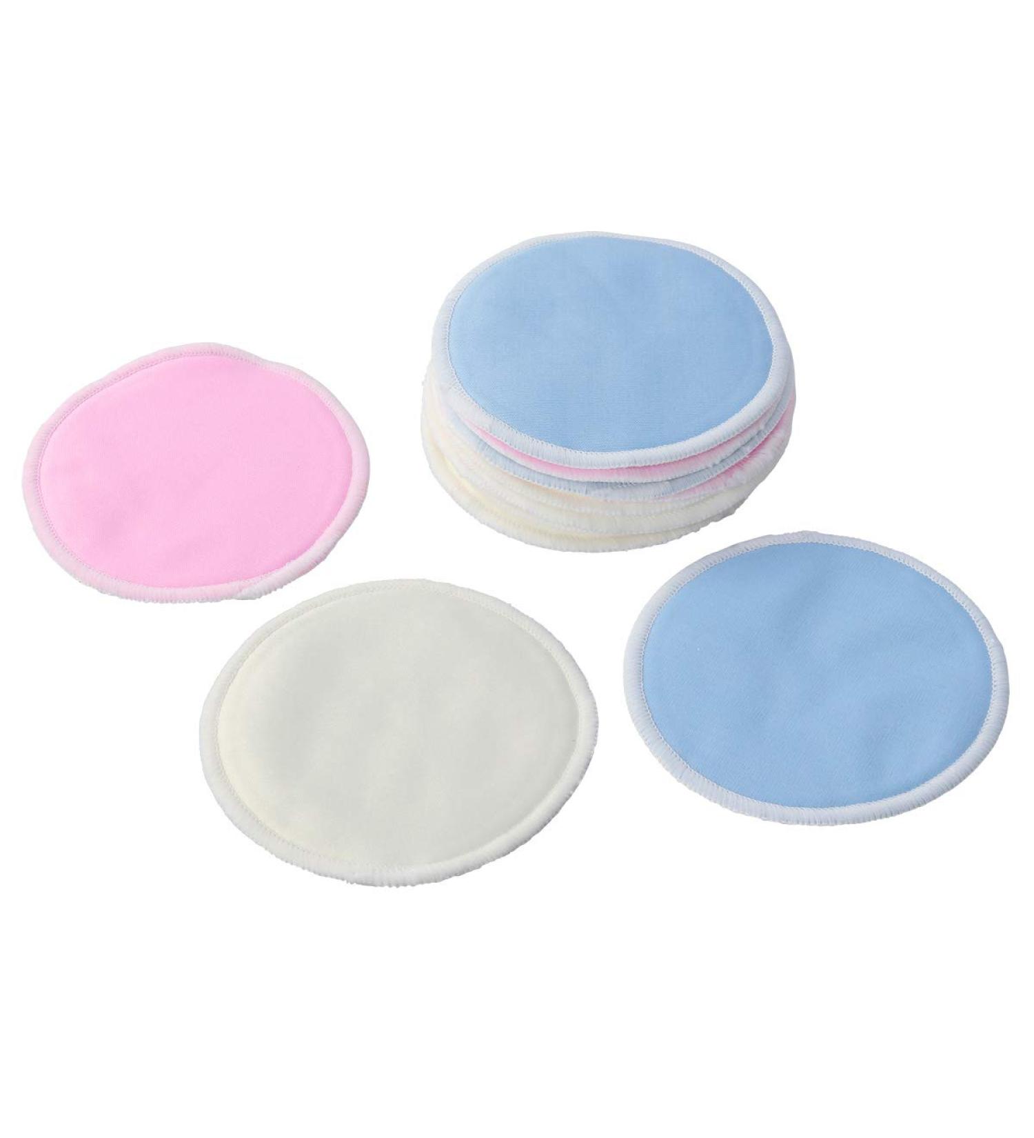 12Pcs Reusable Bamboo Makeup Remover & Nursing Pads - Eco-Friendly Washable International Shipping Available - Buy Online on GoSupps.com
