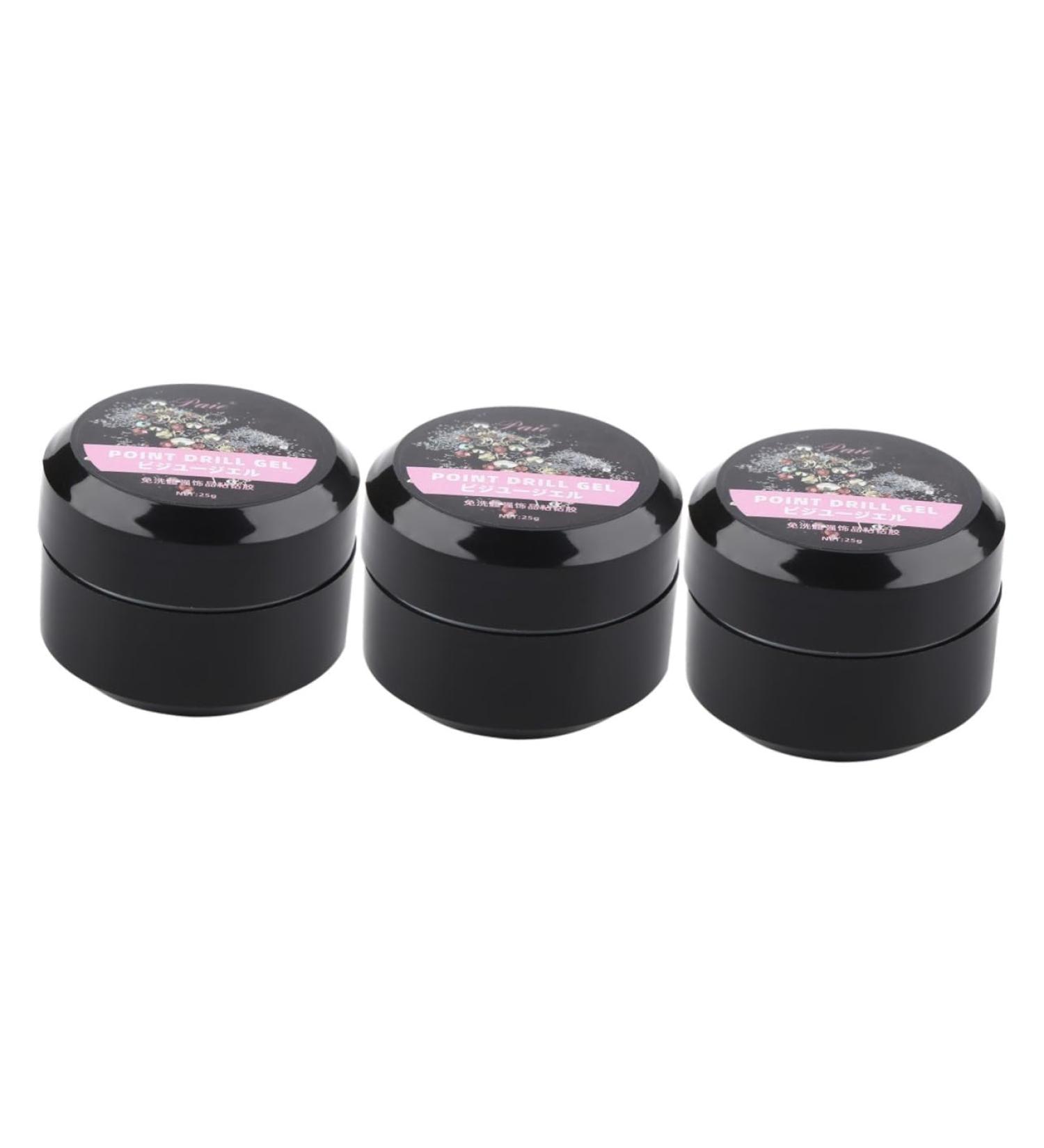 FRCOLOR Nail Art Glue 3 Pcs Disposable Glue Nail Art Tools Manicure Tools Accessories for Nail Rhinestones Valid Nail Art Drill Glue Manicure Drill Gel Accessory Nail Glue Nail Gel 5x4cmx3pcs As Shownx3pcs - Buy Online on GoSupps.com