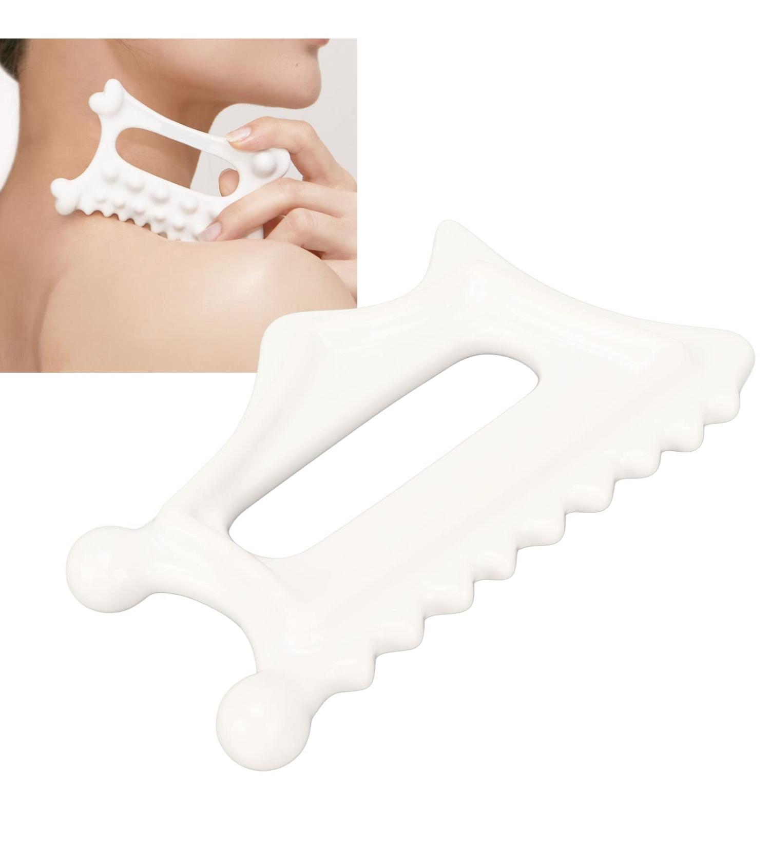 HURRISE Facial Gua Sha Tool - Ceramic Scraping Board for Massage | Best for Men & Women Arms & Legs | International Shipping Available - Buy Online on GoSupps.com