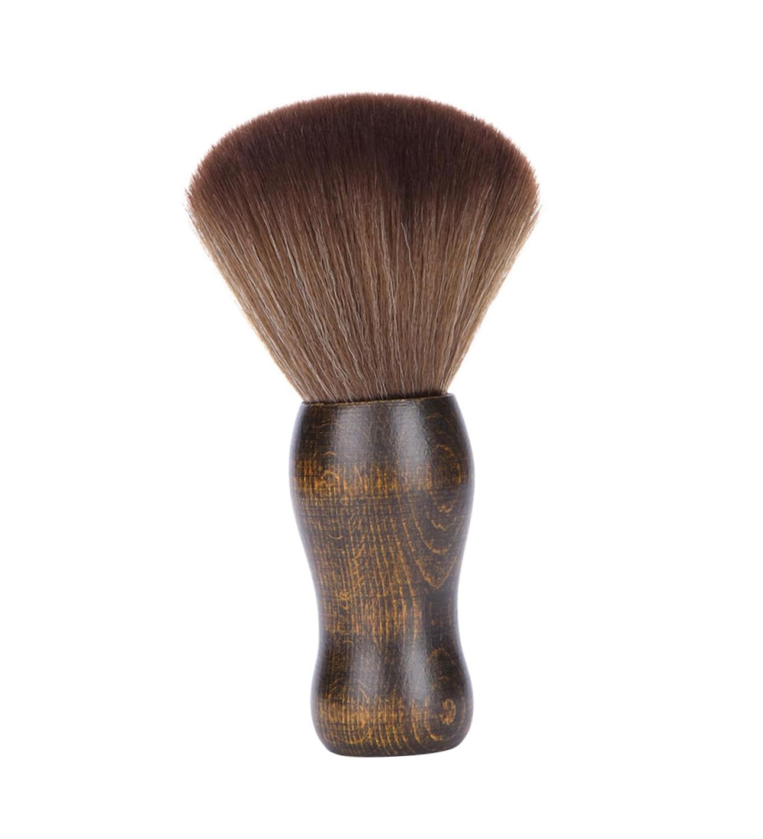 Housoutil Neck Brush Barber Fiber Neck Brush Barber Tool Neck Dusting Hairdressing Brush Barber Neck Brush Duster Hair Cleaning Brush Hair Brush Broken Hair Bamboo - Buy Online on GoSupps.com