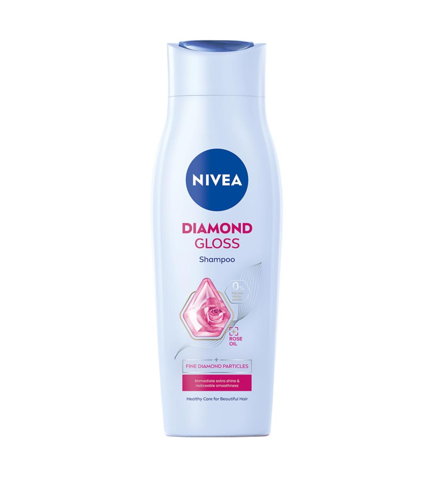 NIVEA Diamond Gloss Shampoo 400 ml - Buy Online on GoSupps.com