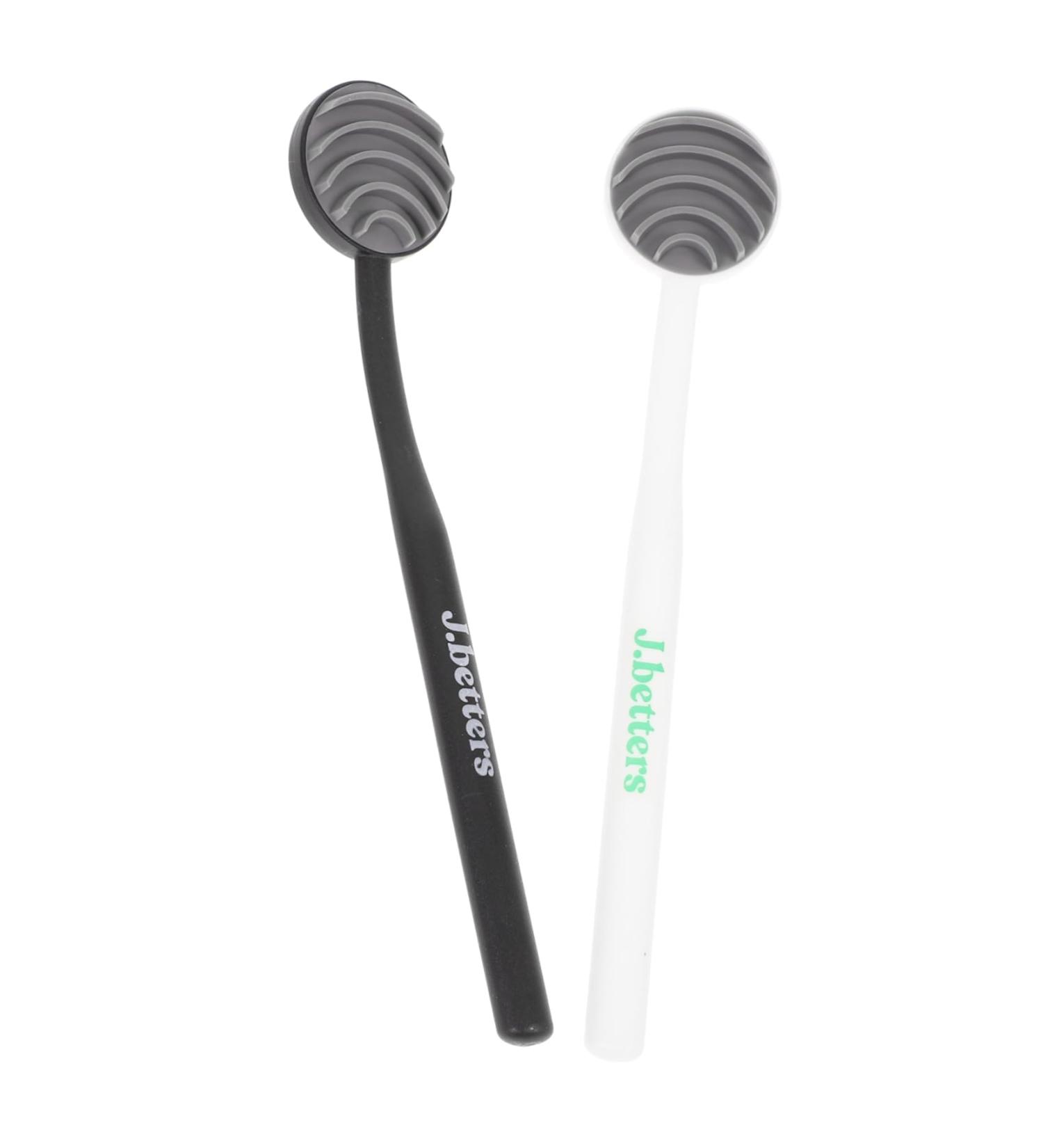 Lurrose 2nd Tongue Cleaning Brush - Plastic Oral Care Tool for Babies | Effective Tongue Scraper & Mouth Cleaner | Child Health Care | 18.5x3.5cm - Buy Online on GoSupps.com