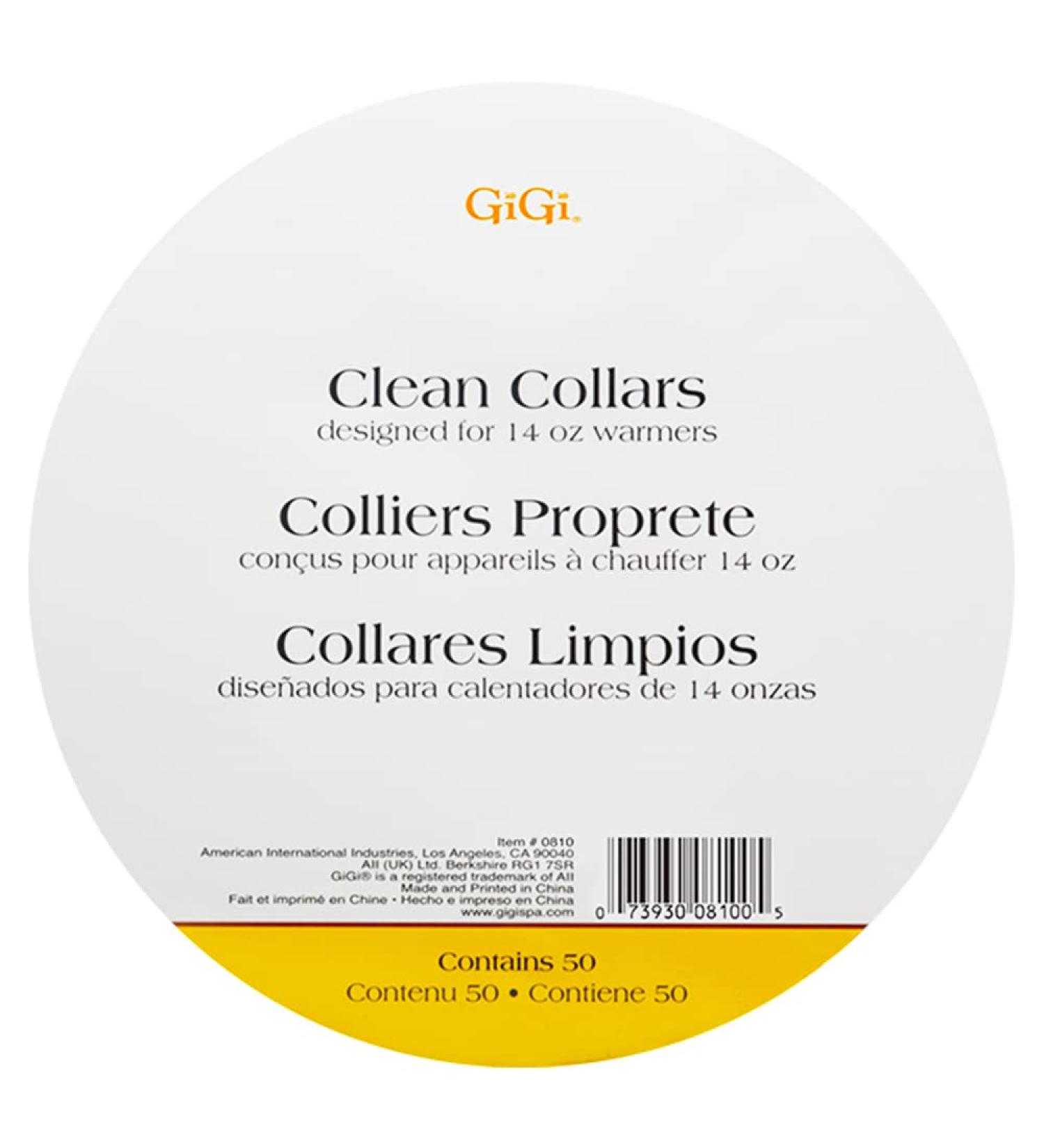 GiGi Clean Collars 50 ct for 14 oz Wax Warmers - Pack of 50 Pieces - Buy Online on GoSupps.com