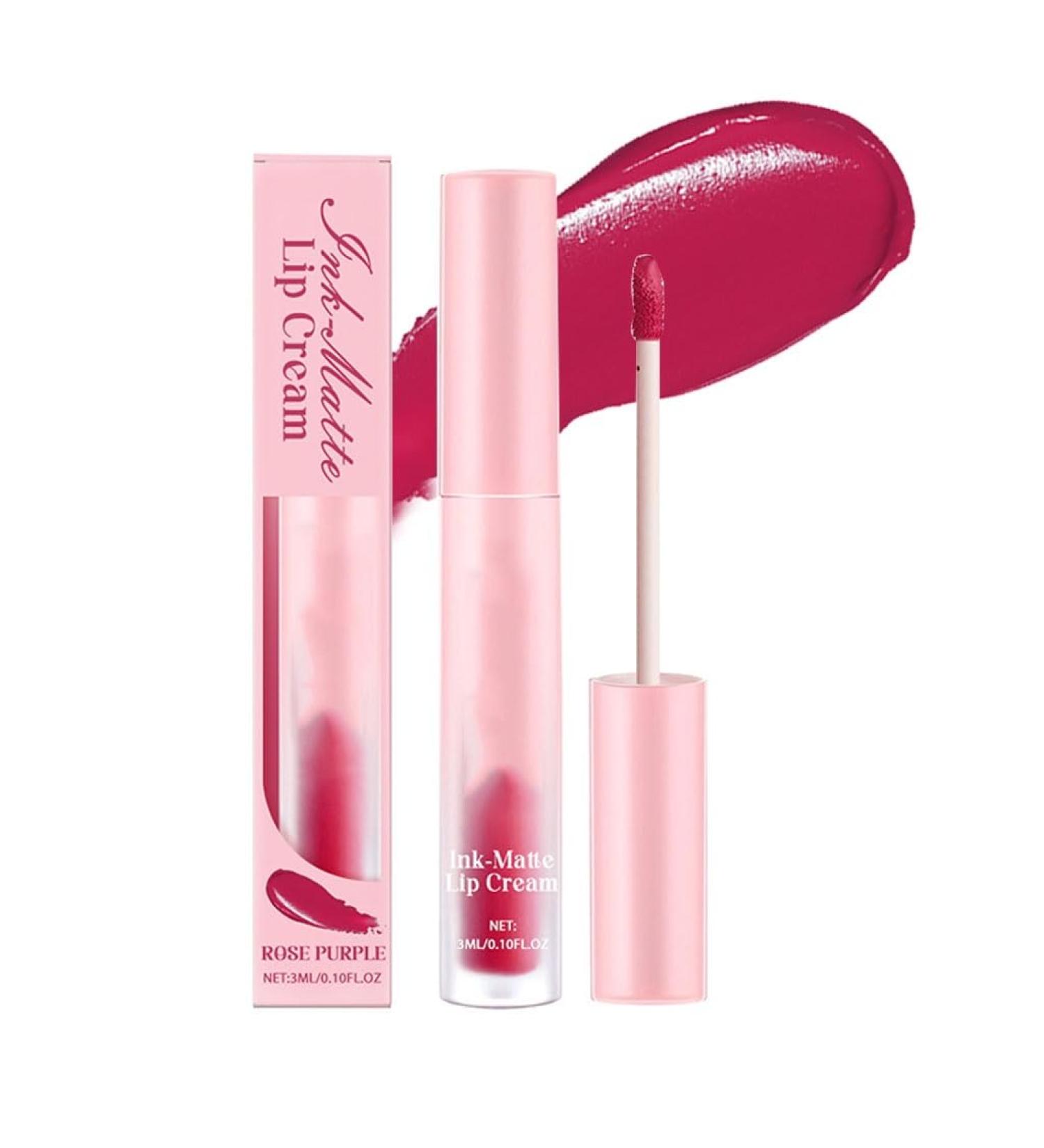 Brillant L vres Mat Brun Rouge tre - Couleur Instantan e Confort Toute la Journ e Ne S che Pas Application Facile Pr t Usage Unique(Rose purple 4pcs) Rose purple 4pcs - Buy Online on GoSupps.com