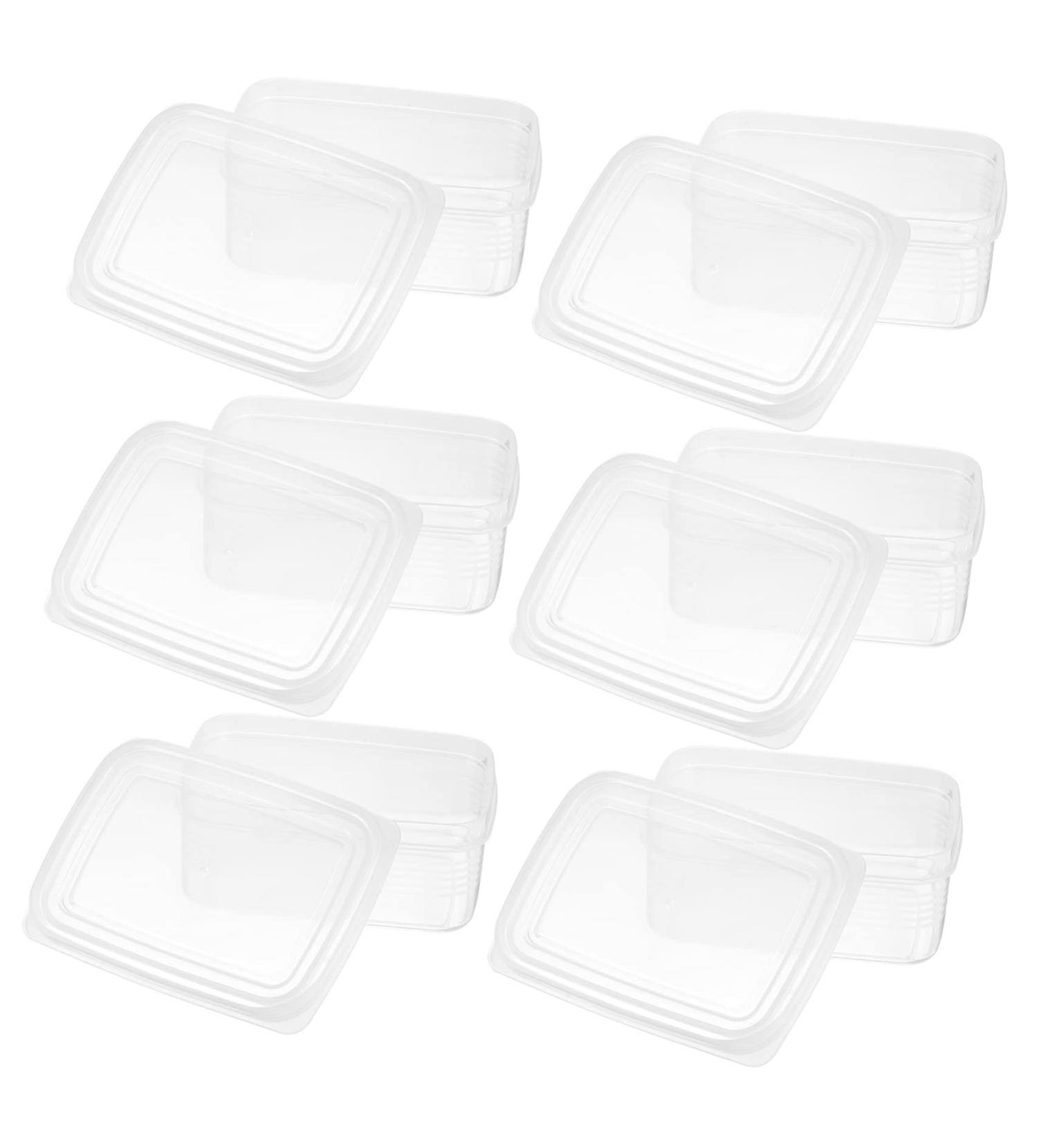 FUNOMOCYA 6pcs Crisper Containers for Food Refrigerator Organizer Keeper Kitchen Vegetable Boxes Dumpling - Buy Online on GoSupps.com