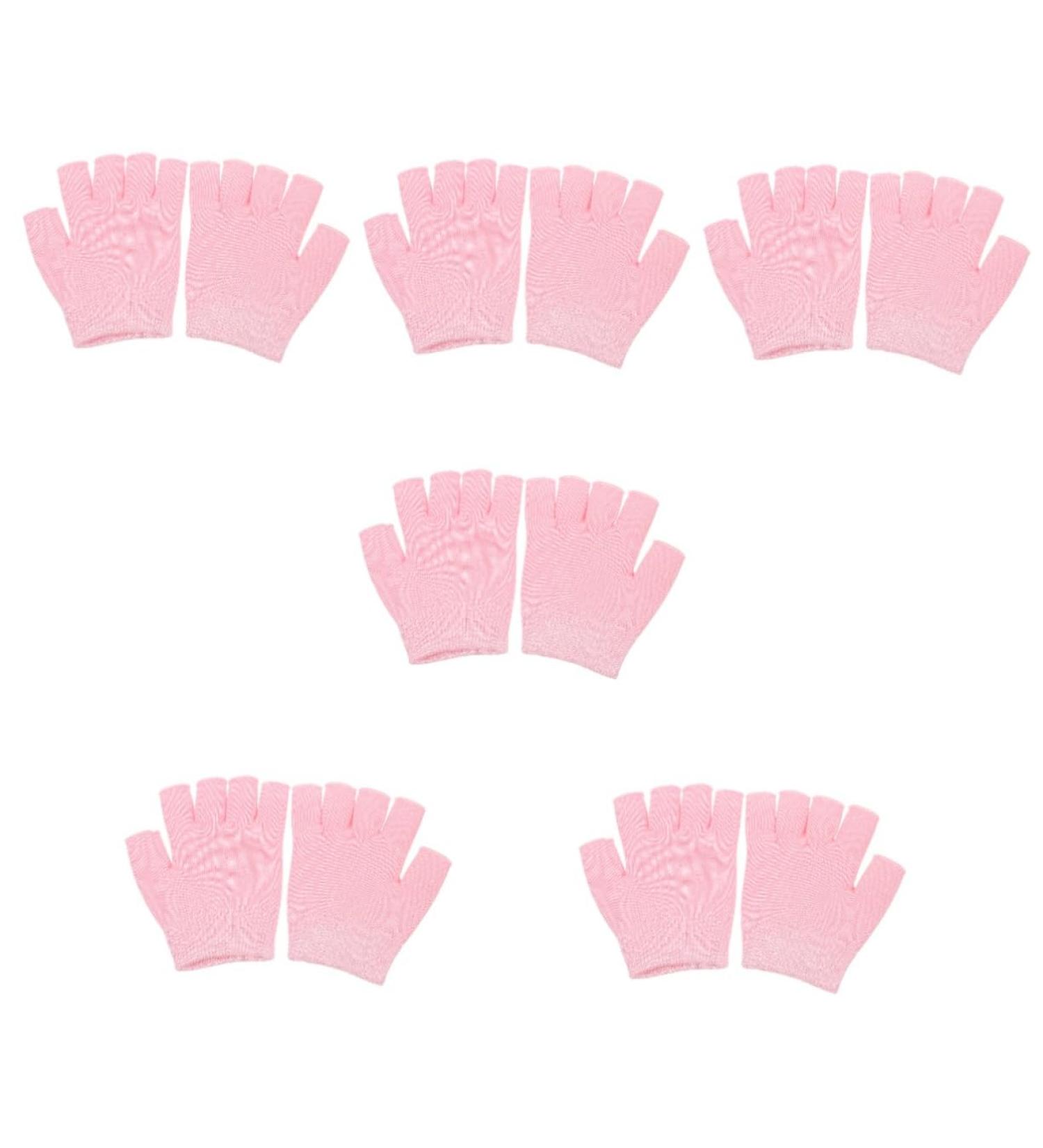 minkissy 6 Pairs Gel Moisturizing Gloves Beauty Care Gloves Knitted Hand Gloves Fingerless Moisturizing Gloves Moisturizing Repair Gloves Hand Gel Gloves Spa Moisturizing Gloves Spa Gloves - Buy Online on GoSupps.com