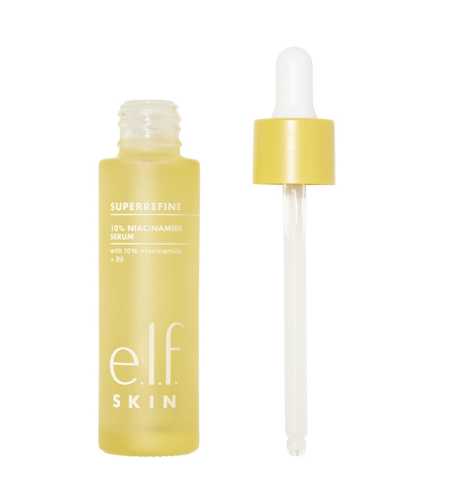 e.l.f. SKIN SuperRefine 10% Niacinamide Serum - Balancing Evening Tone & Smoothing Vegan Serum - Buy Online on GoSupps.com