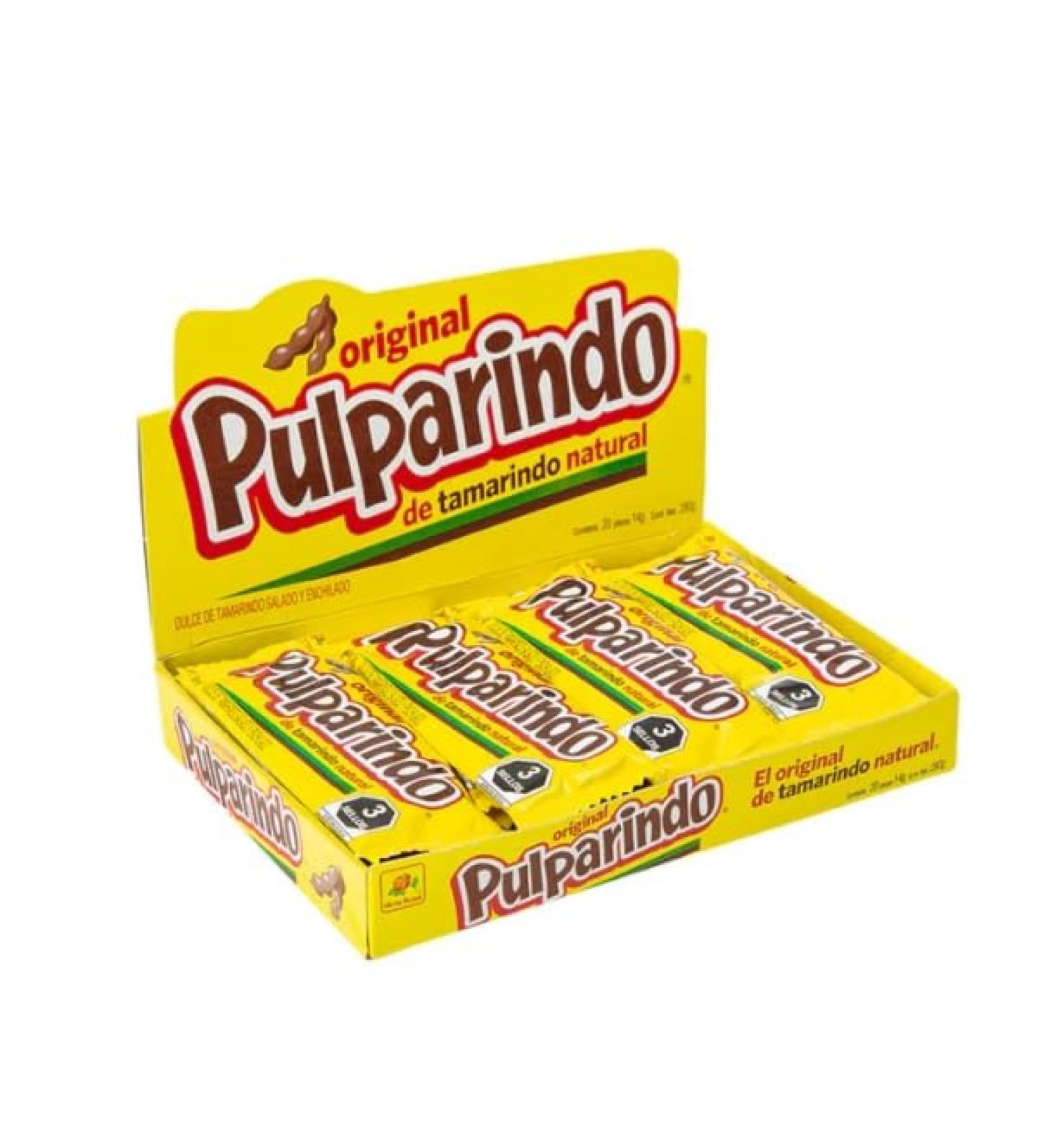  BOEMY Pulparindo - Pulparindo Original Mexican - BOEMY by De La Rosa - Chuches - Sweets - Snack by Tamarindo - 20 pieces 14g. - Buy Online on GoSupps.com