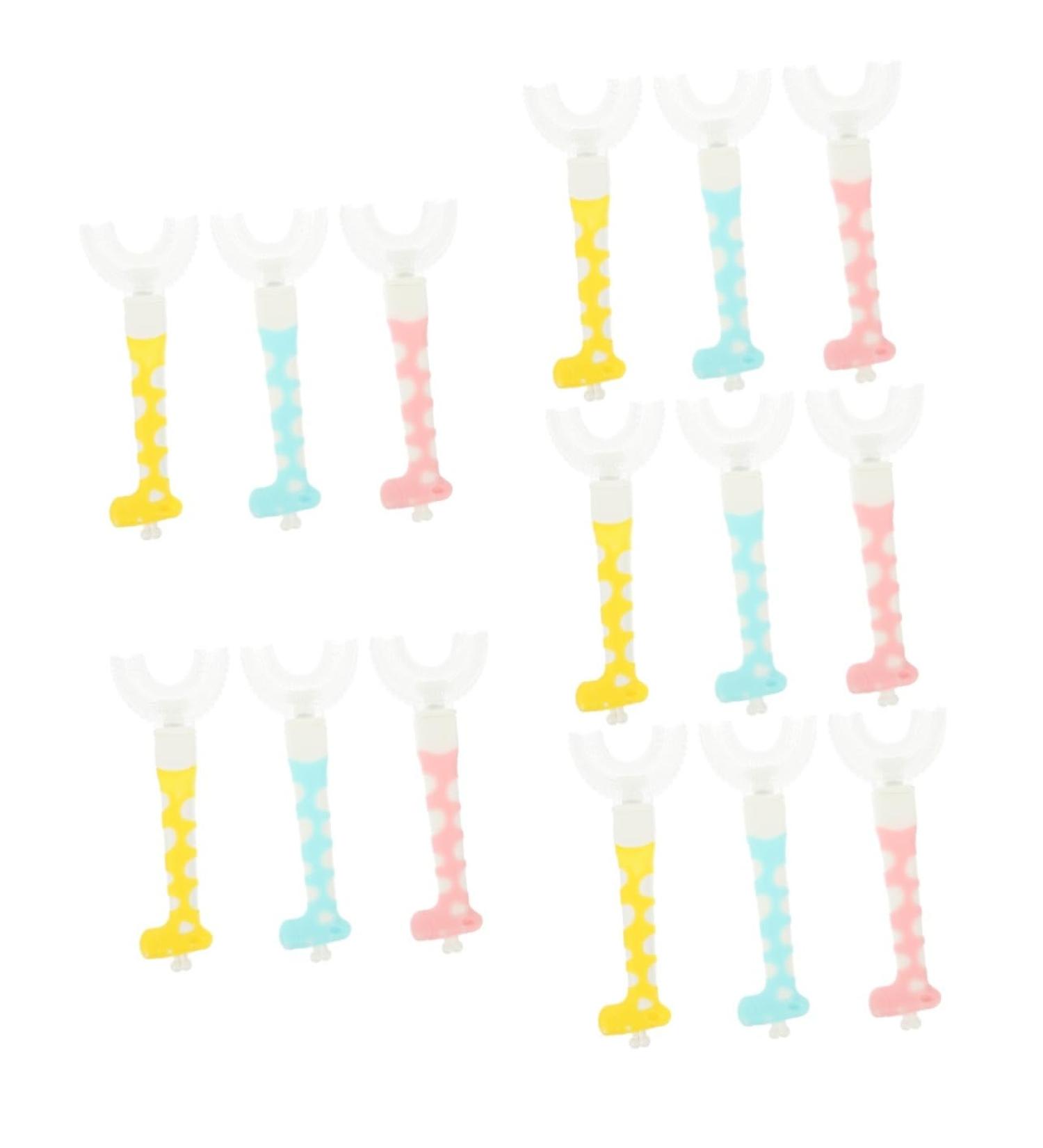 Magiclulu 15 STK Silicone Children's Toothbrushes - Safe & Effective Mouth Cleaning Tools for Kids - Buy Online on GoSupps.com