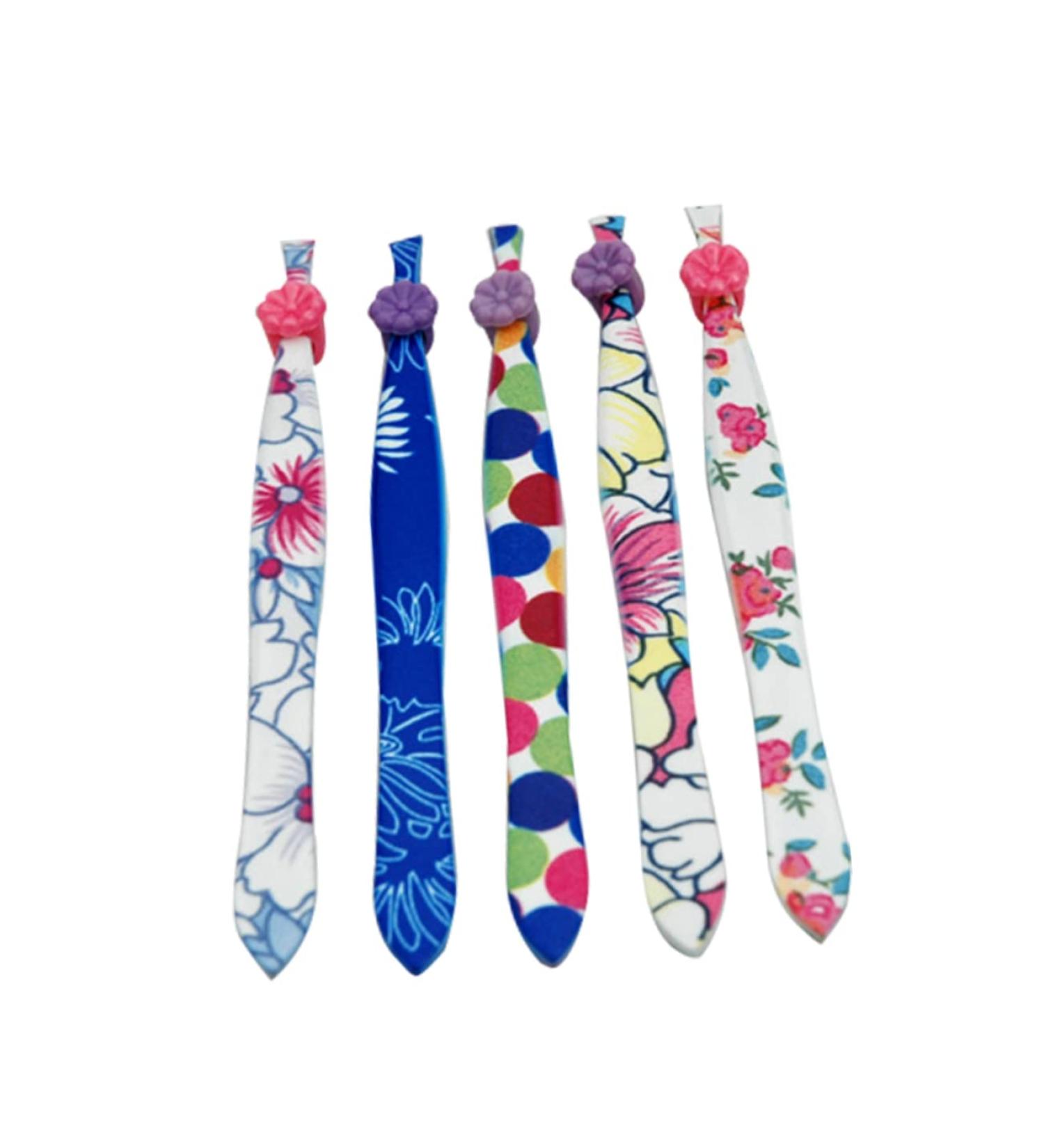 Beaupretty Stainless Steel Professional Eyebrow Extension Multi-Color Tweezer Set Hair Removal Tools Slanted Flat Tip Fashion Clip - Buy Online on GoSupps.com