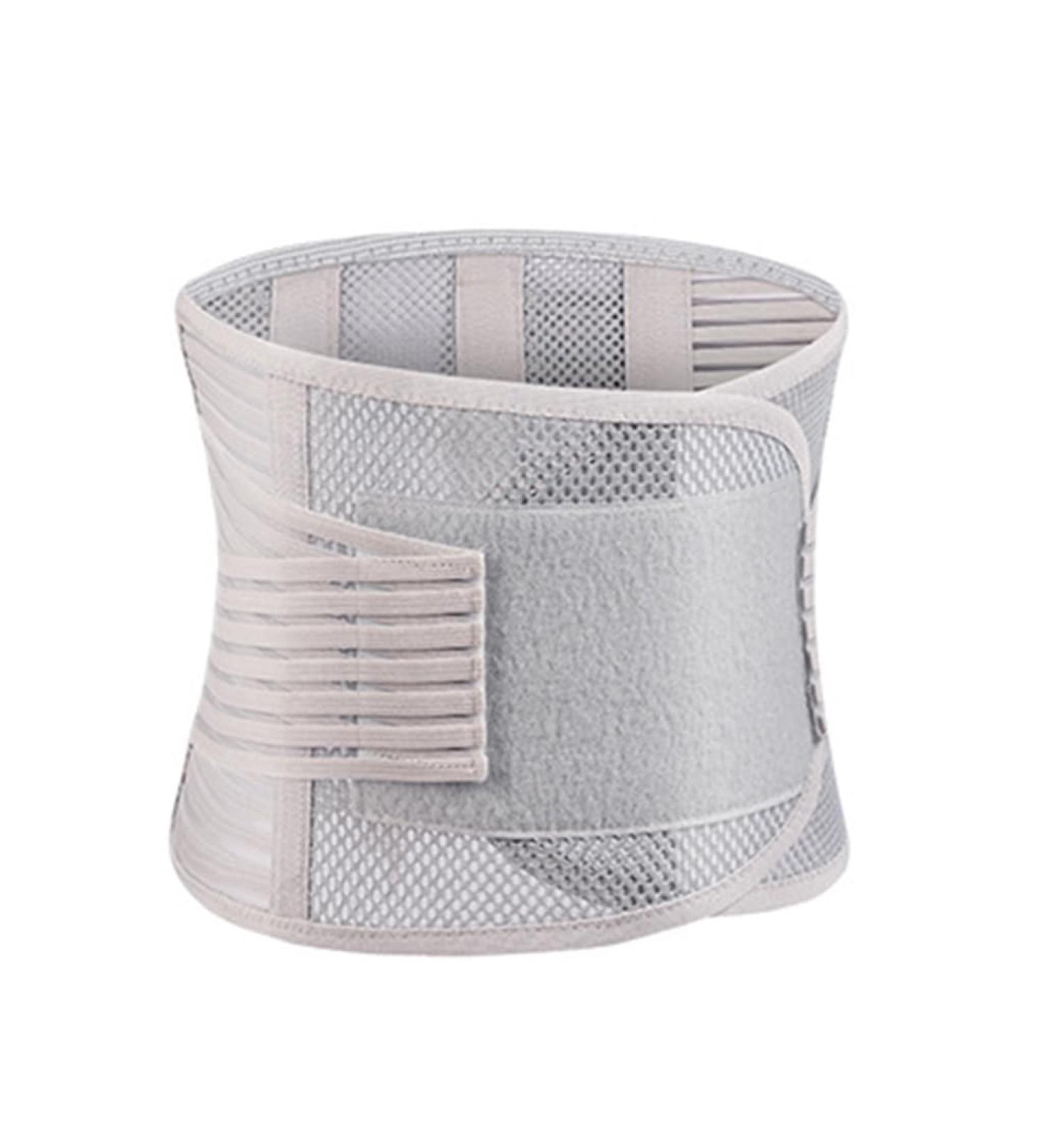 Tintower Adjustable Lower Back Support Belt - Pain Relief Compression for Herniated Disc & Sciatica - XL Light Gray - Buy Online on GoSupps.com