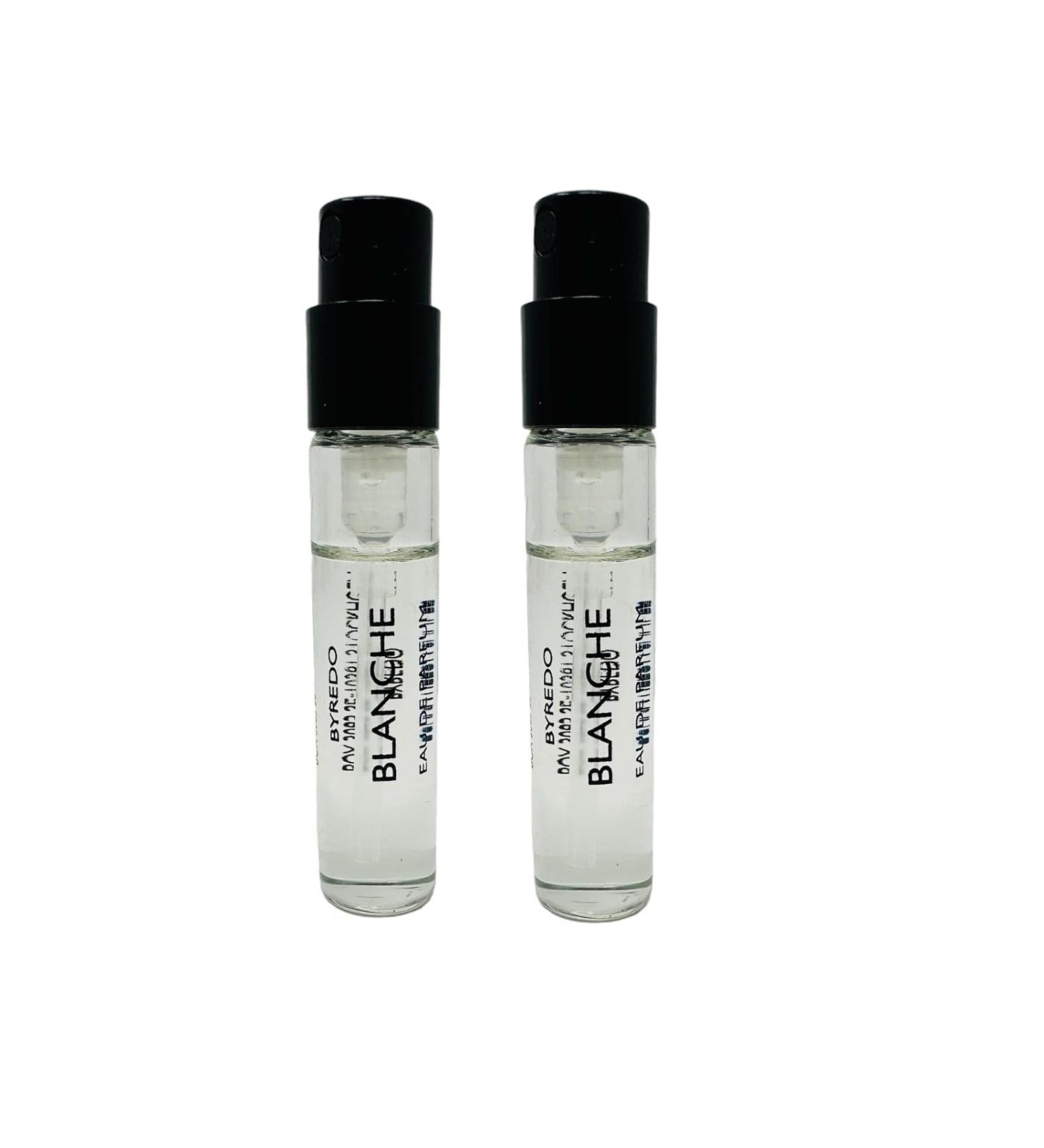 Lot of 2 Blanche EDP - Eau De Parfum Sample Vial 0.06 fl oz/ 2ml. Floral Scent