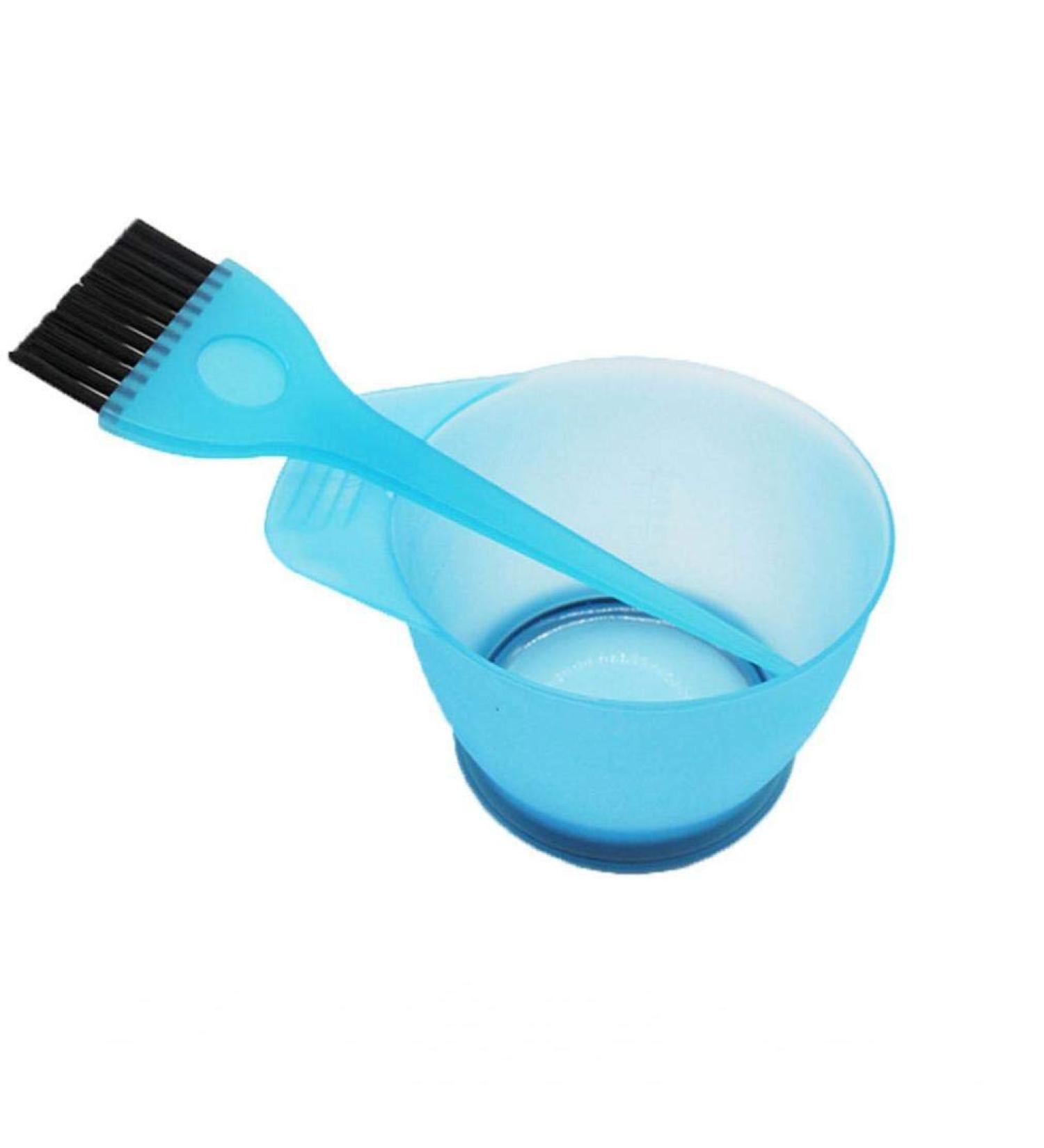 Canjerusof Hair Dye Color Brush and Bowl Set - Blue Hair Color Applicator & Mixer for Perfect Tinting - Buy Online on GoSupps.com