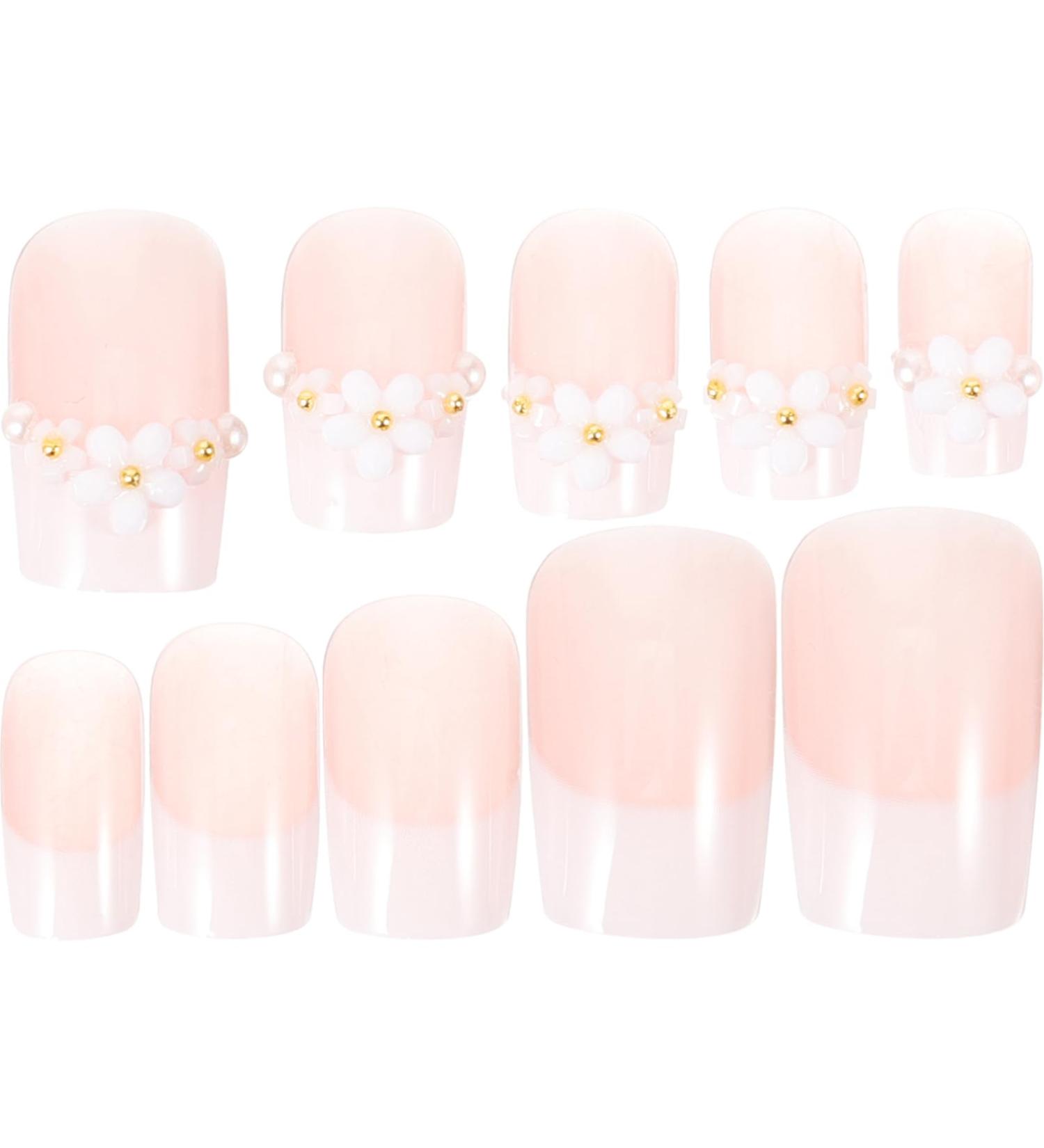 VINTORKY 1 Set nail charms press on nails for women decorative fake nails fake nails for women nail patches false nails manicure false nail manicure supplies Small and fresh jelly glue tool - Buy Online on GoSupps.com