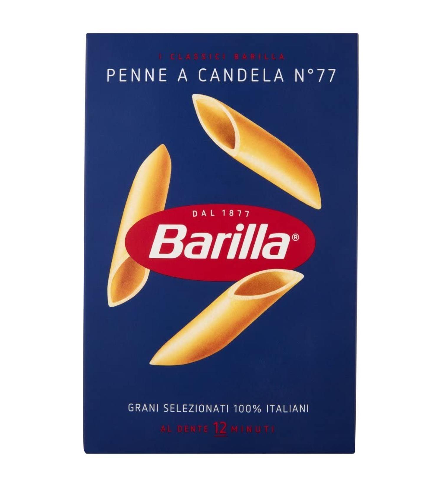  Italian Gourmet E.R. 5 x Candle Penne Barrel Paste No. 77 100% Italian Noodles 500g + Italian Gourmet Polpa 400g - Buy Online on GoSupps.com