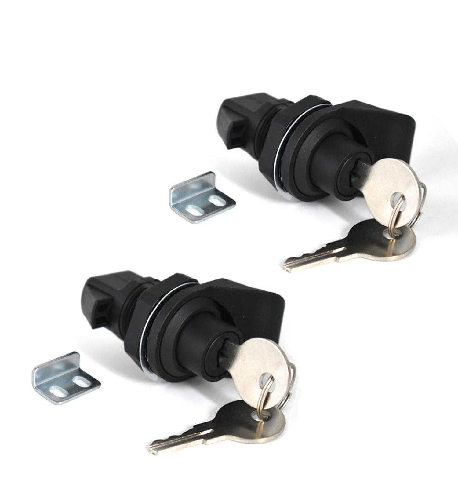 2Pcs Push Button Latch Locks for Boat Tool Box Electronic Box Glove Box Replacement