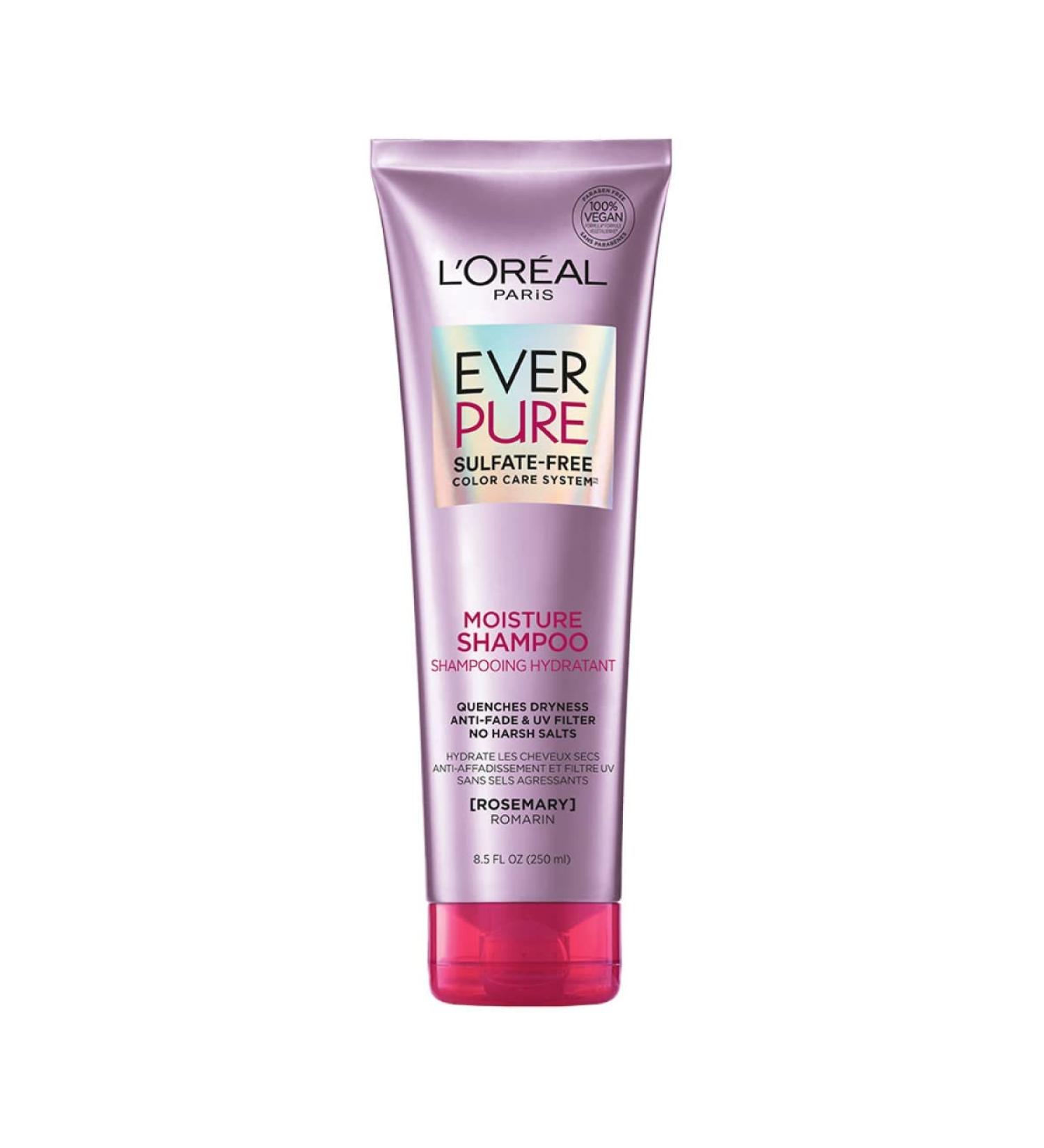 L'Oreal EverPure Sulfate Free Moisture Shampoo - 8.5 Fl. Oz | Hydrating Hair Care - Buy Online on GoSupps.com