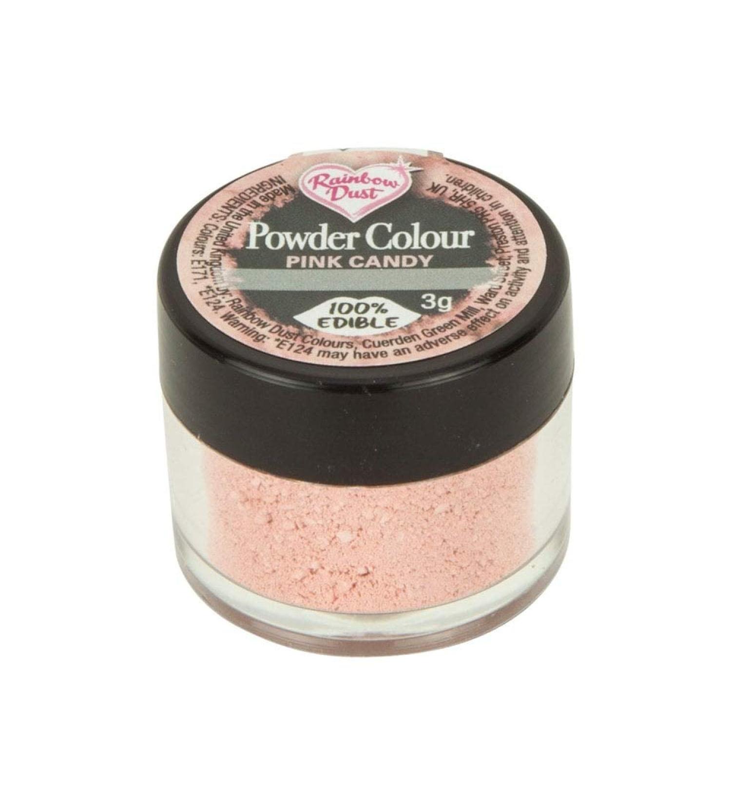 Rainbow Dust Edible Matt Powder Dust Colour 4g Candy Pink