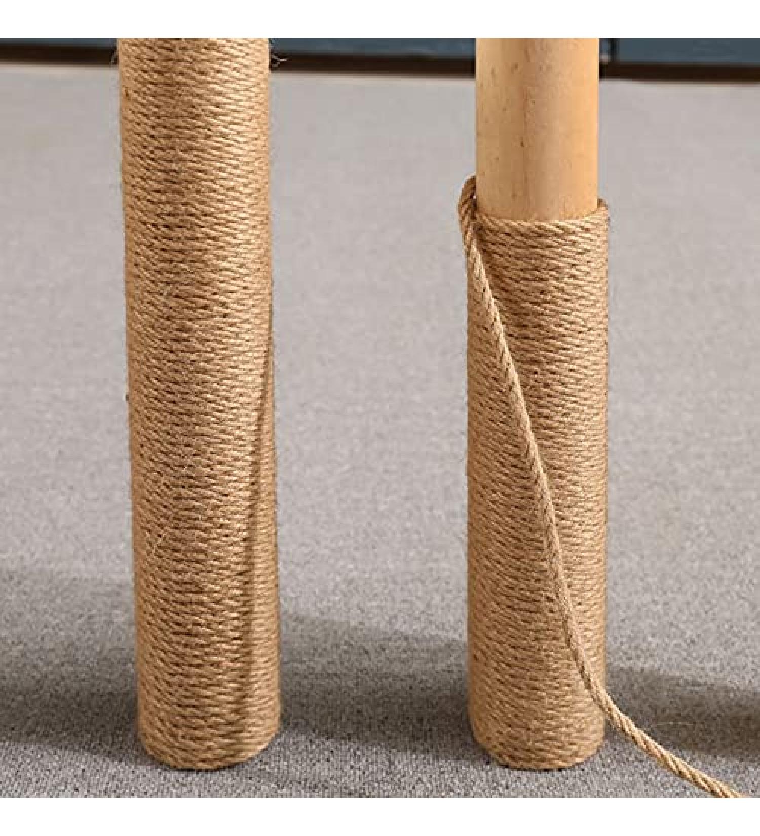 33FT Heavy Duty Jute Twine for Cat Tree DIY Scratching Post, Crafts, and Gardening - Buy Online on GoSupps.com