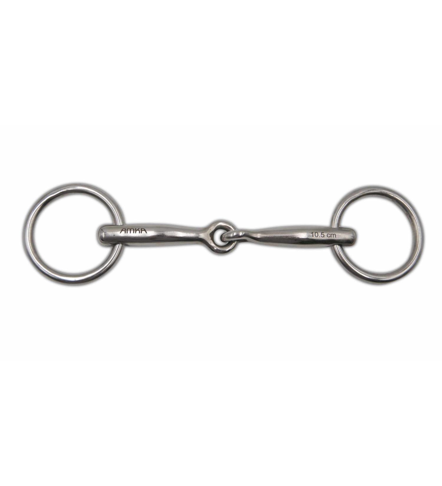 AMKA Pony Bit - Stainless Steel 10mm Thickness 40mm Rings | Sizes 8.5-10.5 cm - International Shipping - Buy Online on GoSupps.com