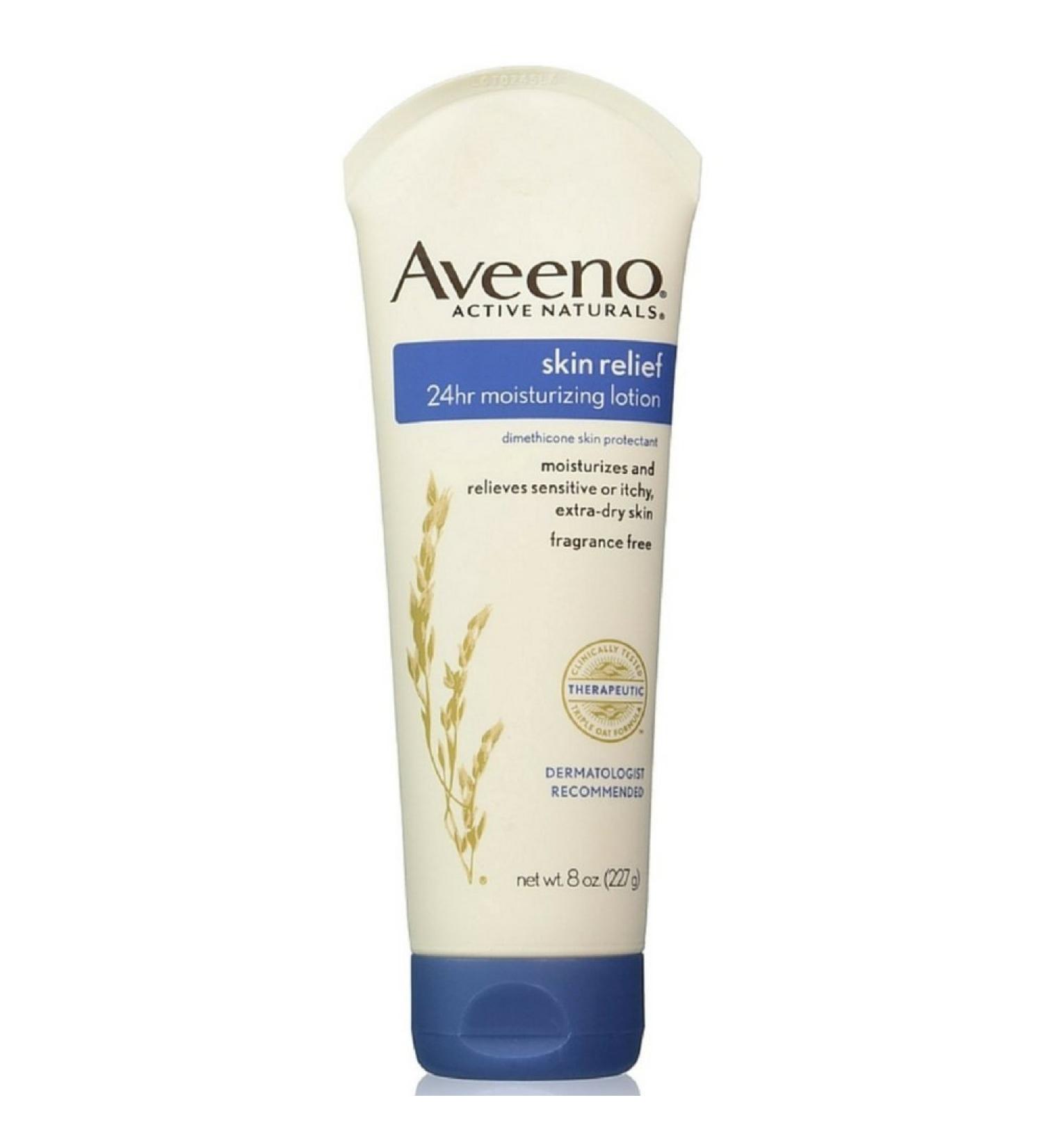 Aveeno Skin Relief 24-Hour Moisturizing Lotion for Sensitive Skin with Natural Shea Butter & Triple Oat Complex - 8 fl. oz