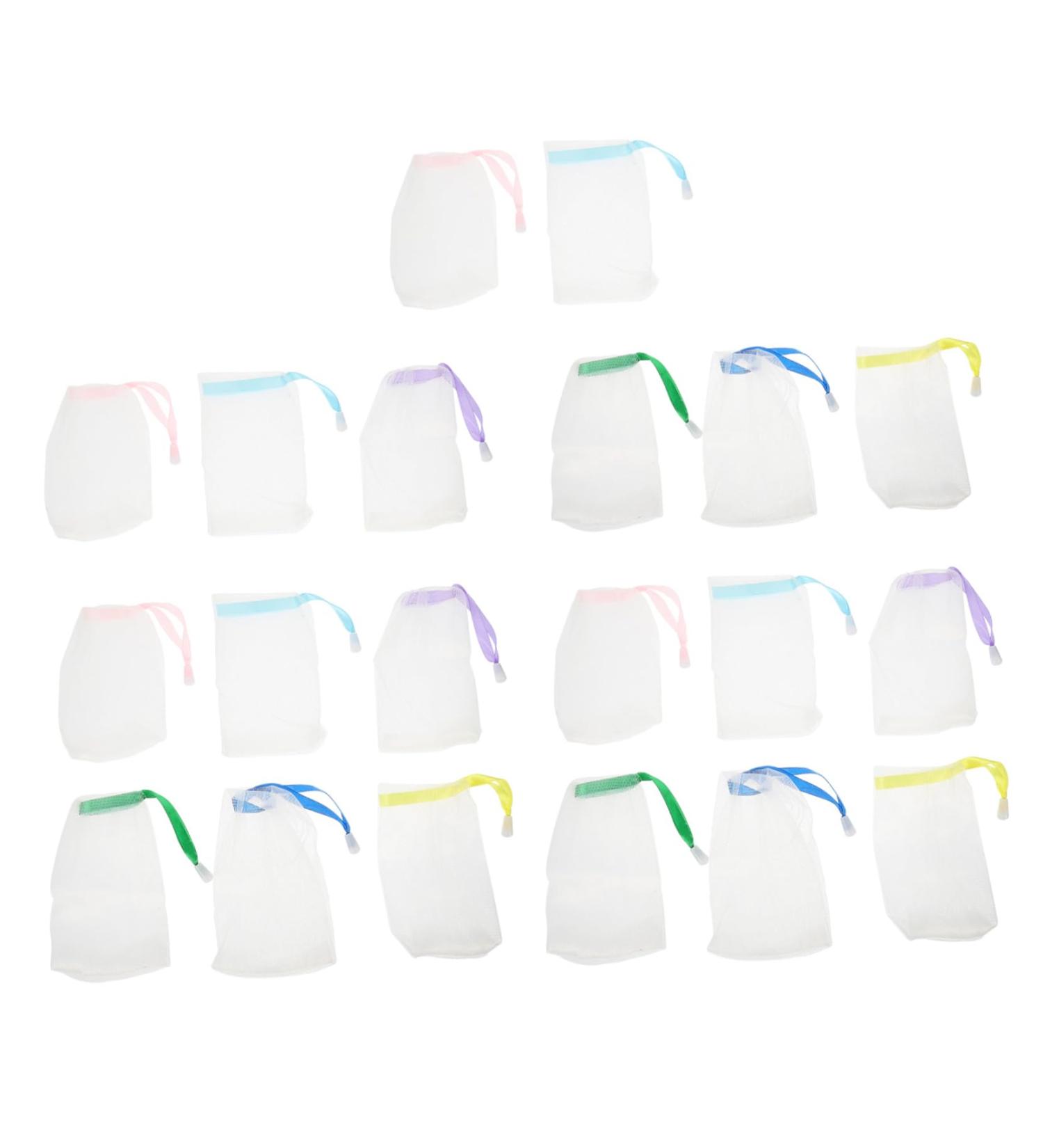  MERRYHAPY MERRYHAPY Pack of 20 Mesh Bags for Foaming Scrub for Skin Massage and Bath - Buy Online on GoSupps.com