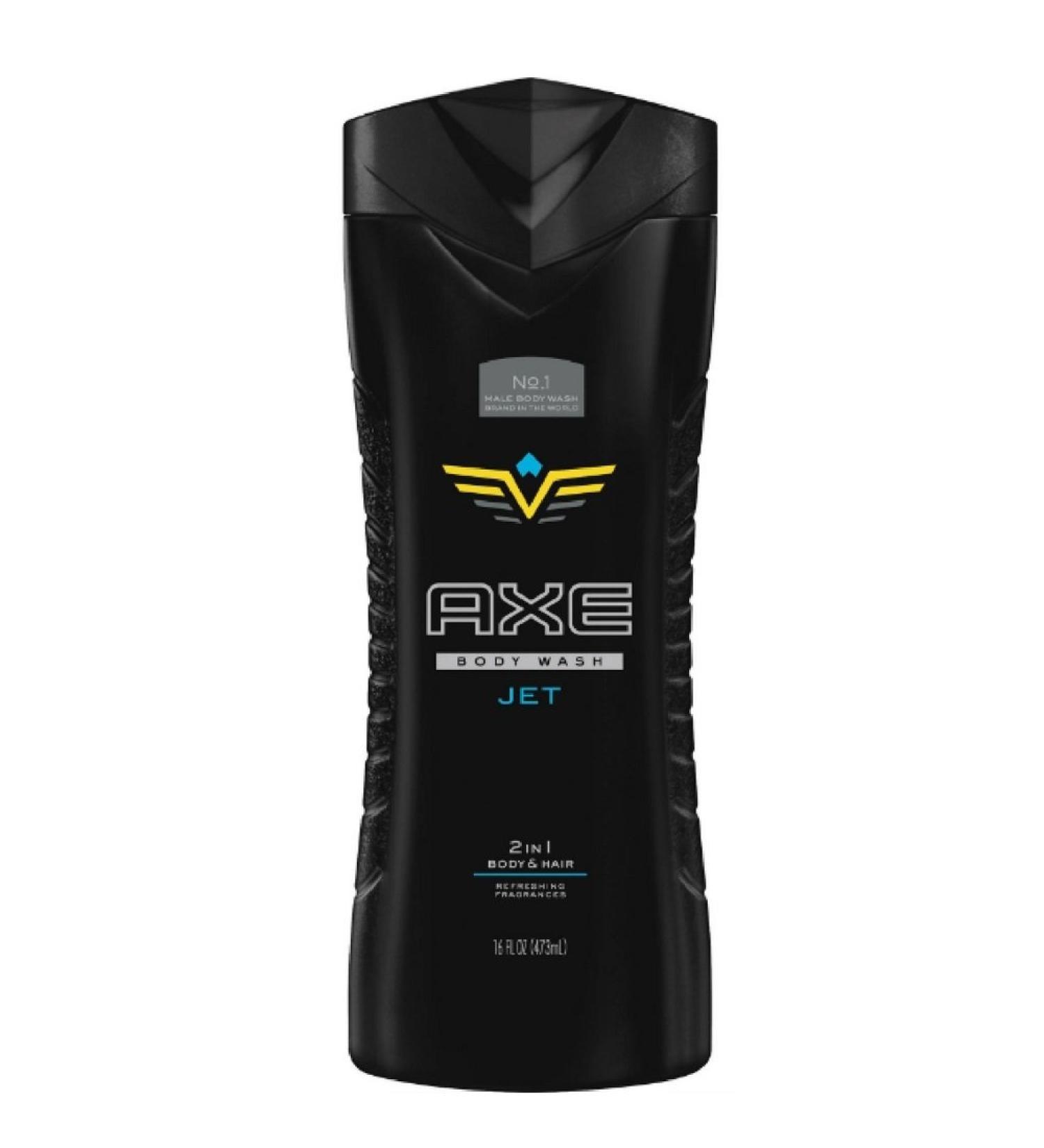 AXE 2 in 1 Body Wash and Shampoo for Men Jet 16 oz