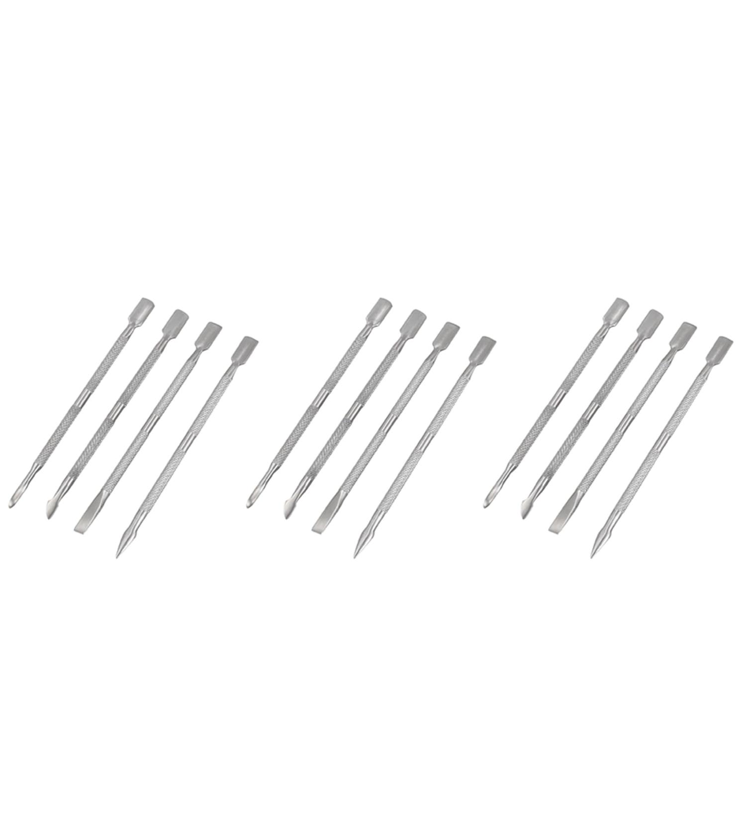 Koanhinn 12 Piece Manicure Tool Steel Push Set of 12 Nail Care Manicure Pedicure - Buy Online on GoSupps.com