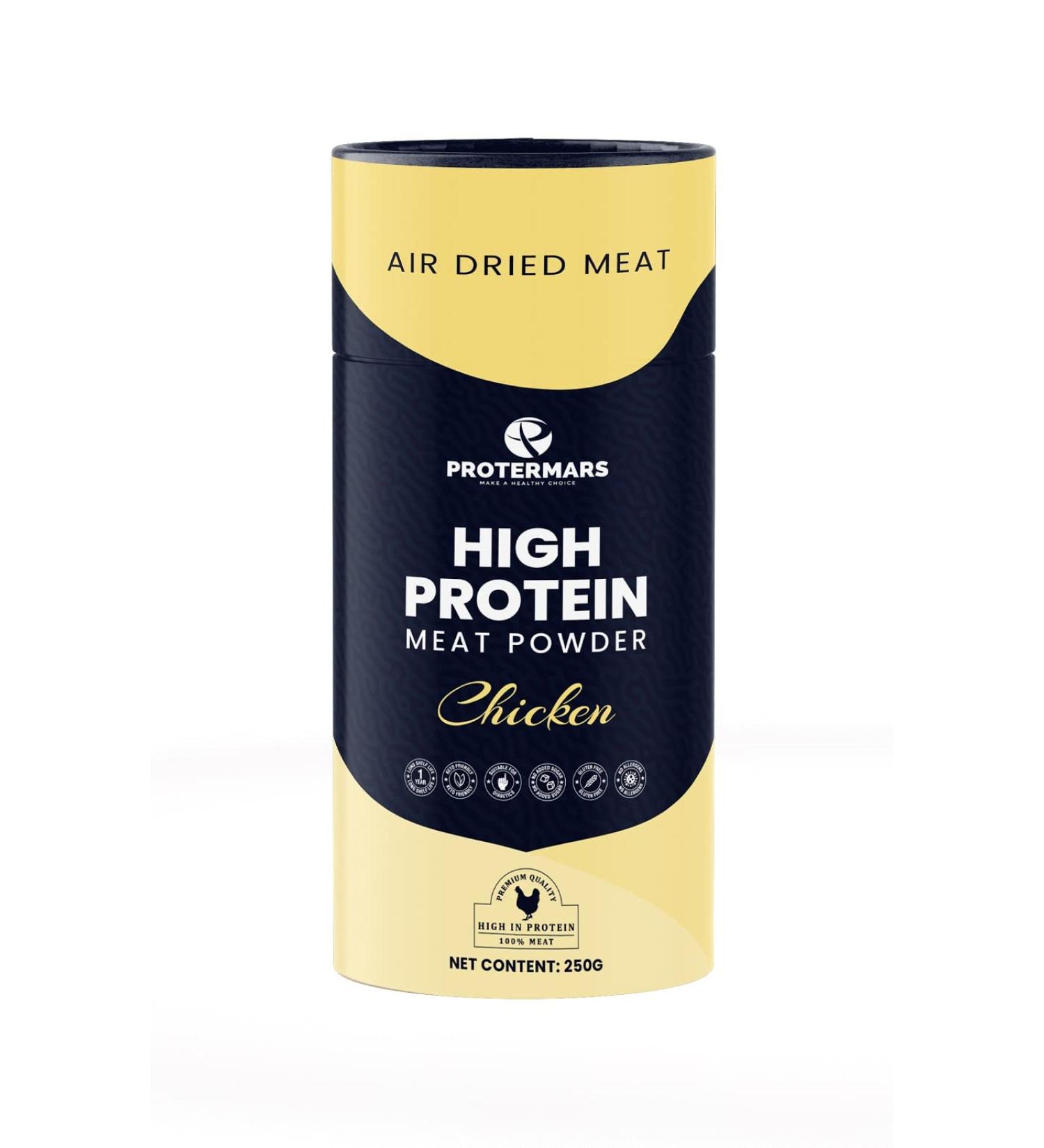 Meat Powder Chicken Powder/Flour High Protein Powder 85% Protein 250g - Buy Online on GoSupps.com