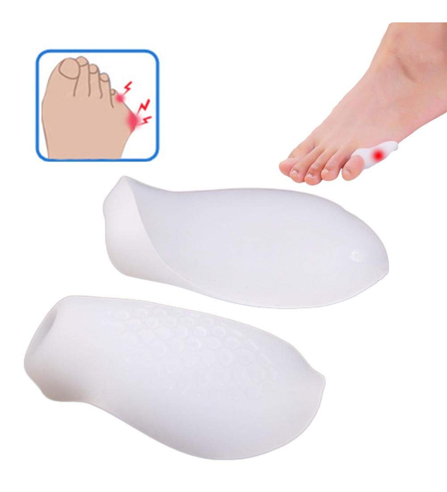 Gel Toe Spreader - Silicone Bunion Corrector for Foot Pain Relief | 2 Piece Set for Dancers Yogis & Athletes - Buy Online on GoSupps.com