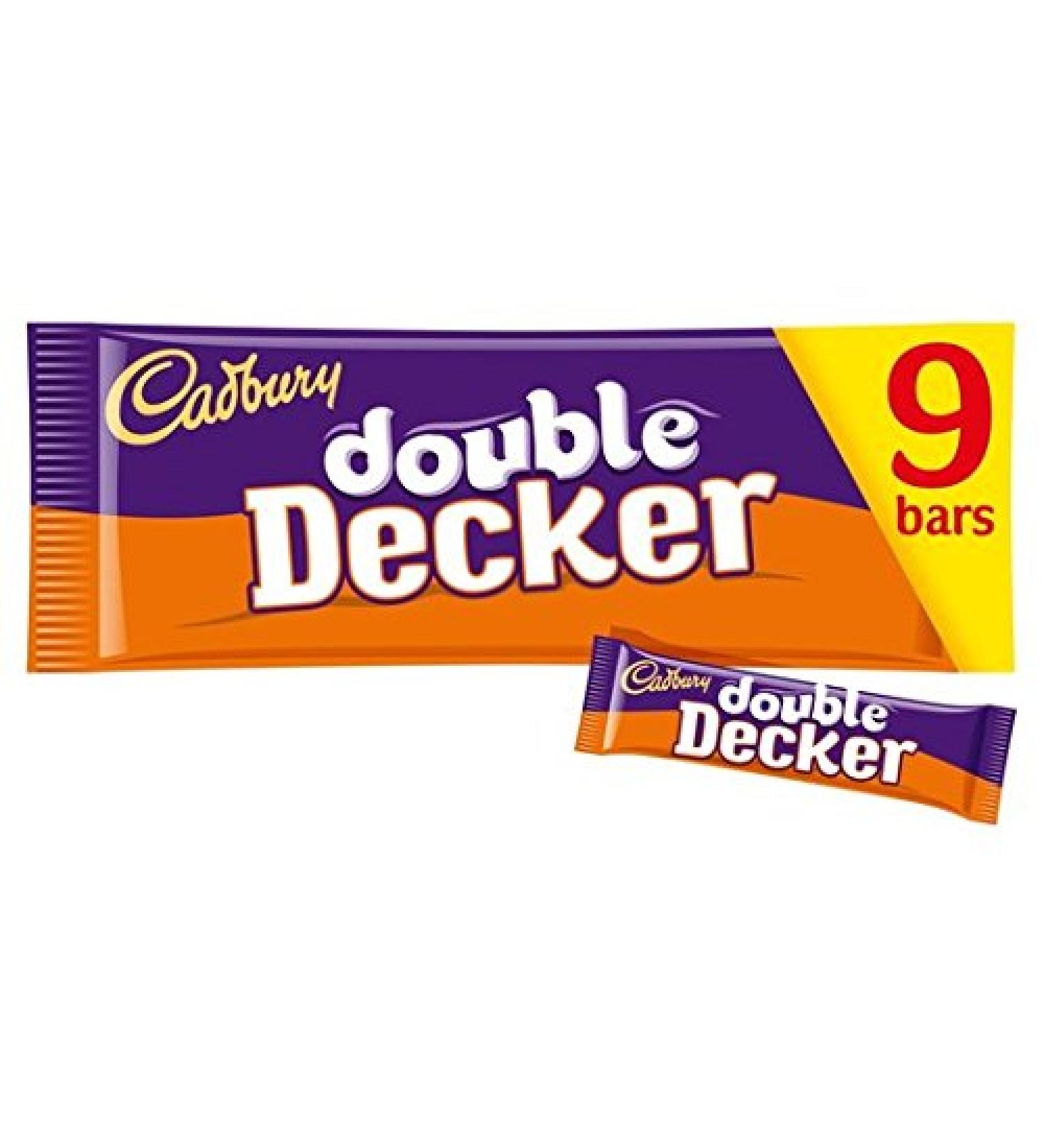 Cadbury Cadbury Double Decker Chocolate Bar 9 x 40g