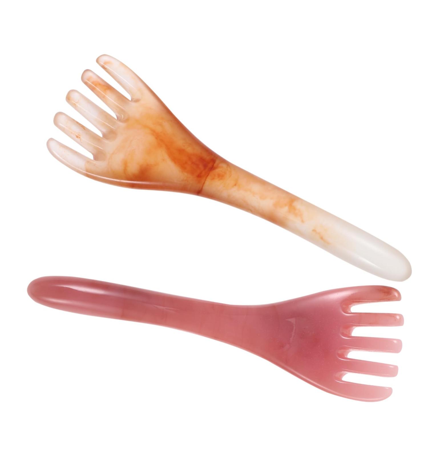 Hapinary Scalp Massage Comb - Hard Camp Card Pink 16.5x3.0cm | Best Scalp Scraper for Relaxation & Relief - International Shipping Available - Buy Online on GoSupps.com