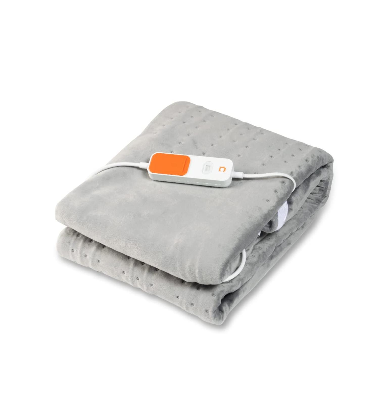Buy CRESTA Care KTS160 Grey Electric Blanket - Xtra Long 90x200 cm Extra Foot Warmer Timer Cosy Fleece Oeko-Tex Certified - International Shipping Available - Buy Online on GoSupps.com