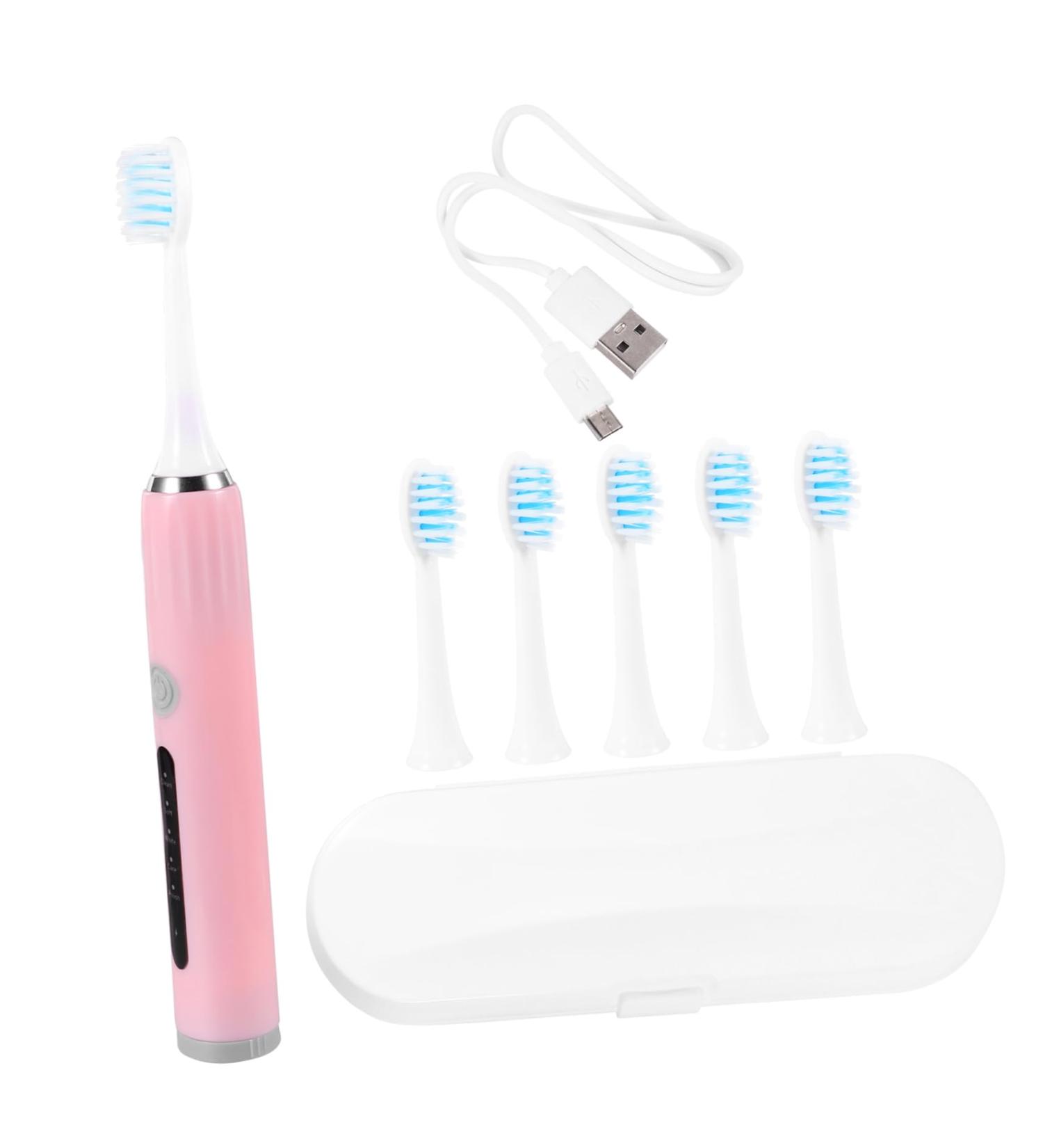 Mobestech Electric Toothbrush Set - 3 Soft Bristle Toothbrushes for Adults & Kids | Premium Oral Care - Buy Online on GoSupps.com