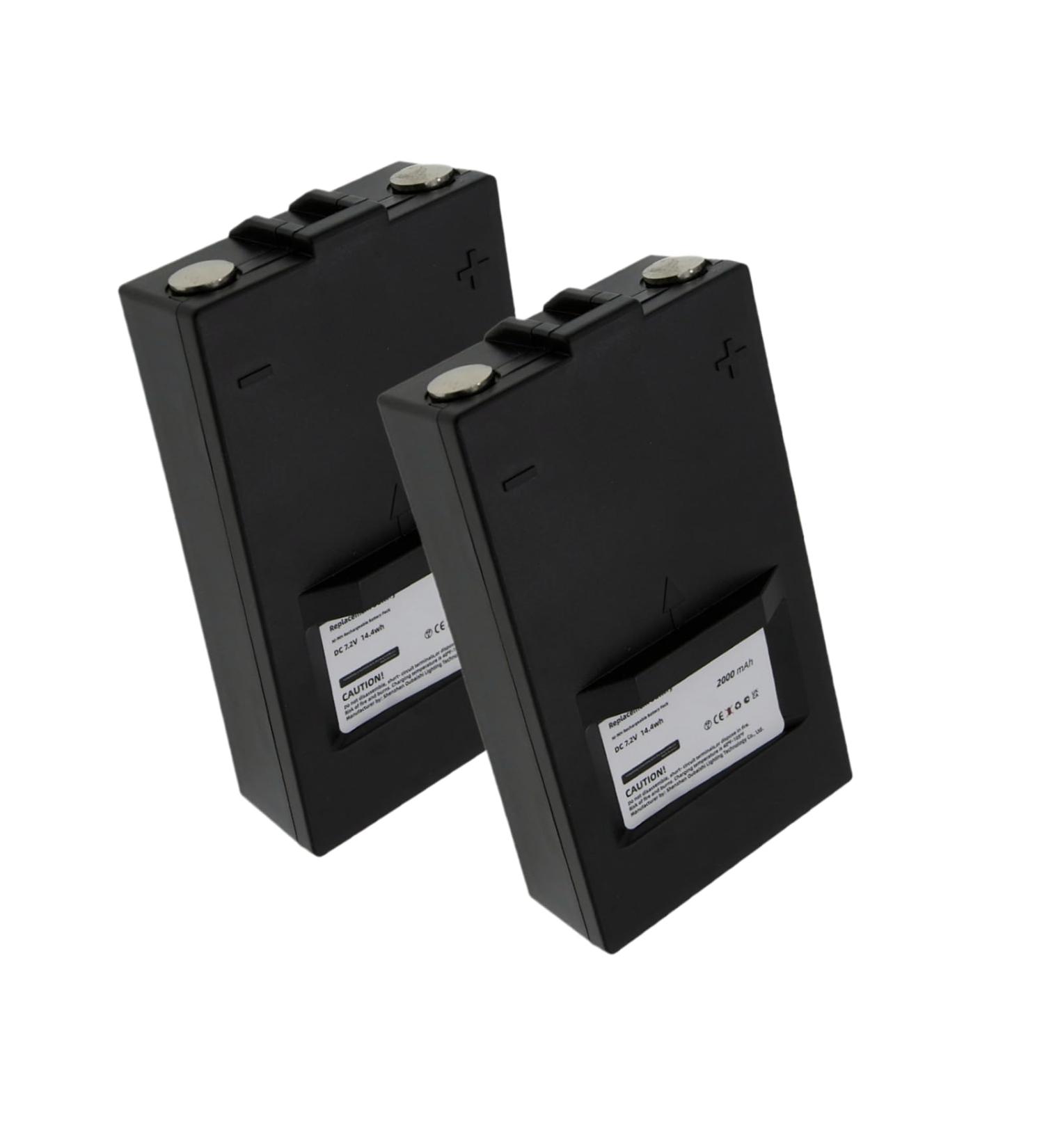 Buy 2pcs 2000mAh Replacement Battery for Hiab Olsberg Black | 2055112 804572 983.6713 983.6721 - International Shipping Available - Buy Online on GoSupps.com