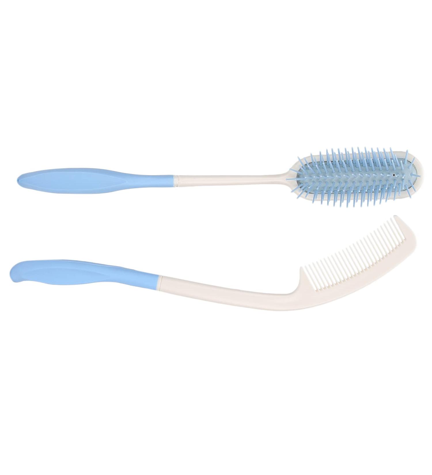 Ergonomic Long Handle Comb for Elderly & Disabled - Comfort & Massage Relief - Buy Online on GoSupps.com