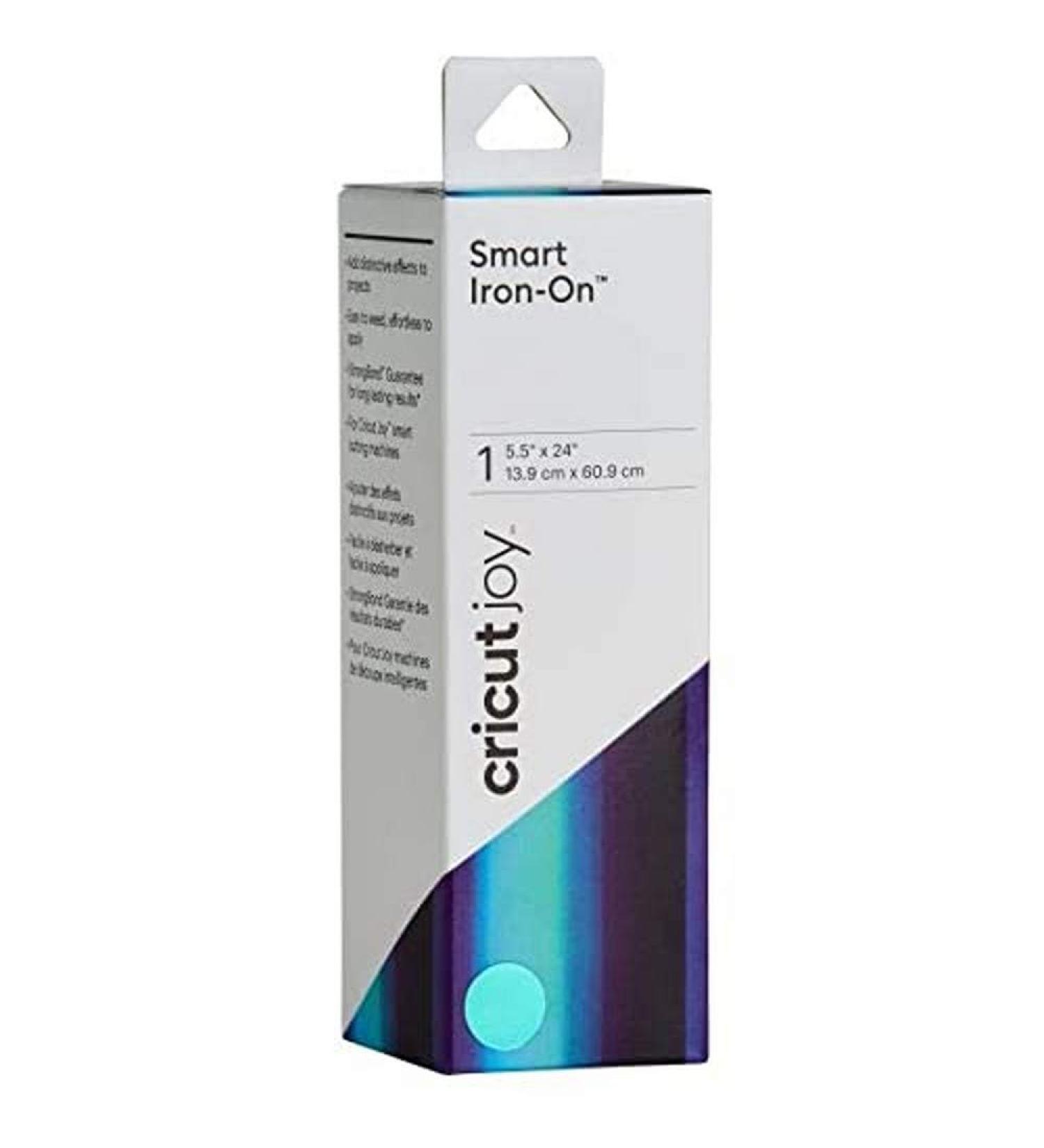 Cricut Smart Iron On - Holographic Cobalt (5.5in x 24in) for Cricut Joy - Matless Cutting up to 4ft, Repeated Cuts up to 20ft - Buy Online on GoSupps.com