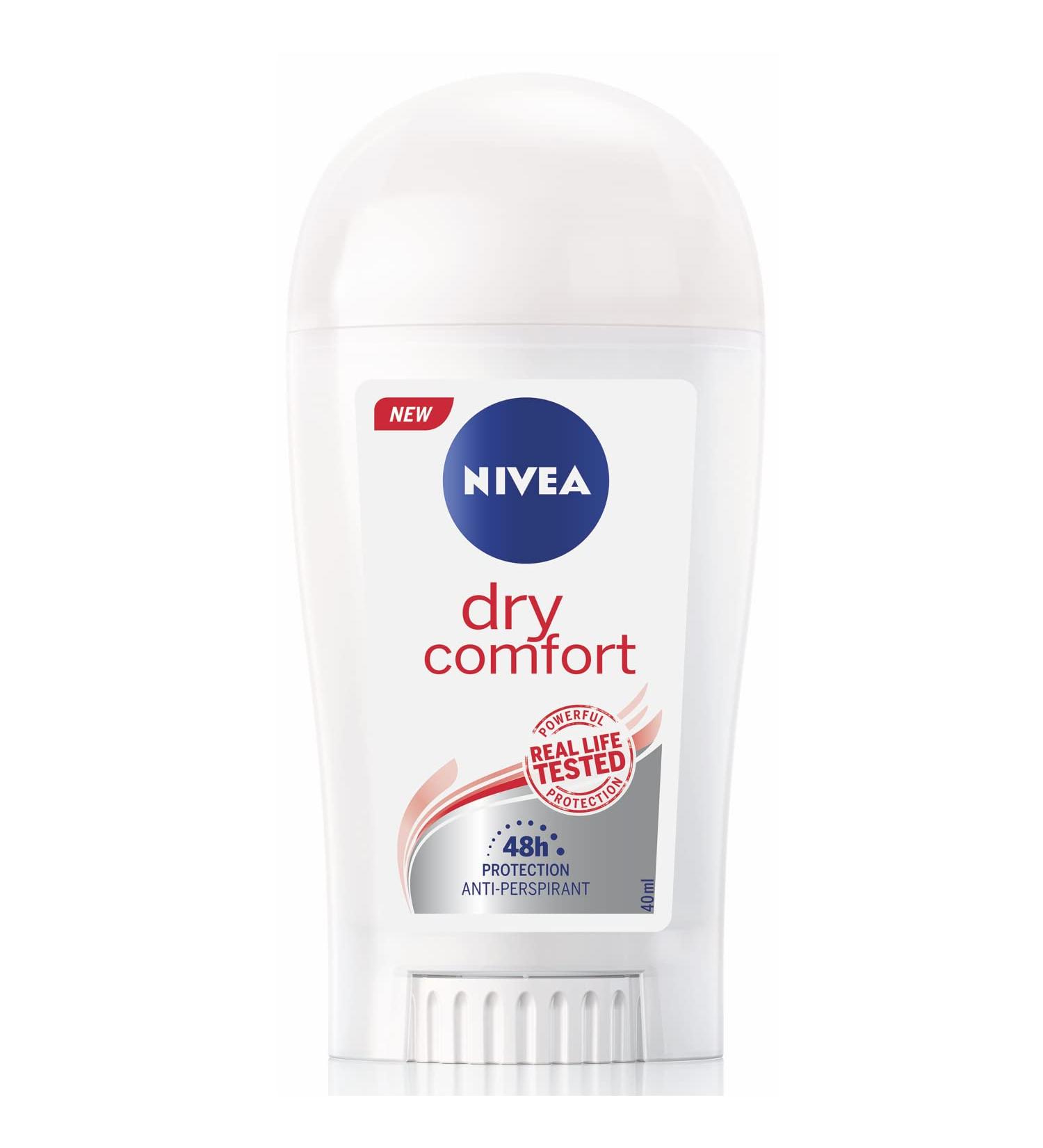 Nivea Dry Comfort Antiperspirant Stick 40ml - All-Day Protection - Buy Online on GoSupps.com