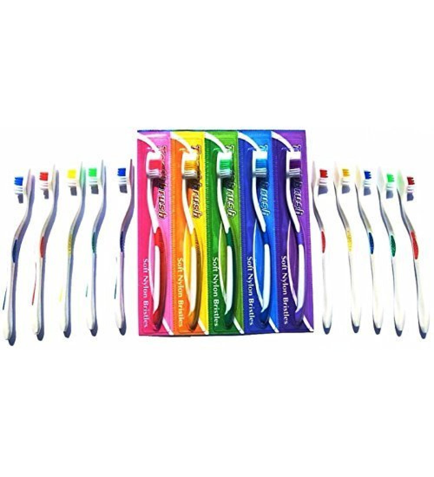 55 Medium Soft Toothbrushes for Church Missionaries and Shelters - Buy Online on GoSupps.com