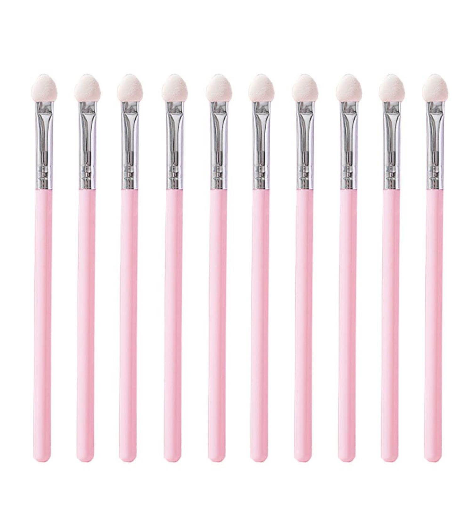 SALOCY Eyeshadow Brush Sponge Applicators - 10 PCS Pink Makeup Tools - Buy Online on GoSupps.com
