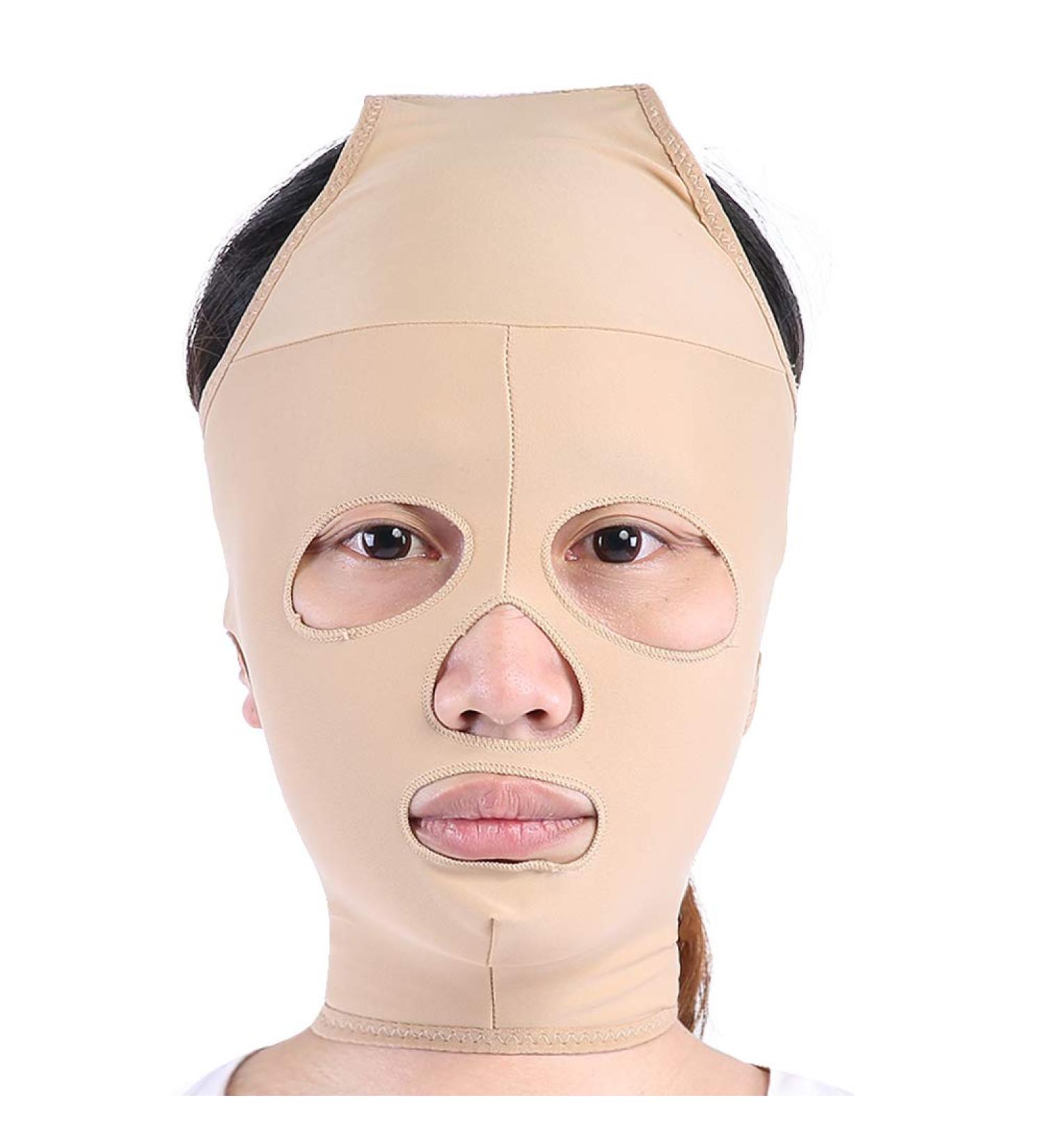 Double Chin Reduction V-Line Face Band for Lifting & Firming - V-Face Mask for Contouring and Tightening Skin - Buy Online on GoSupps.com