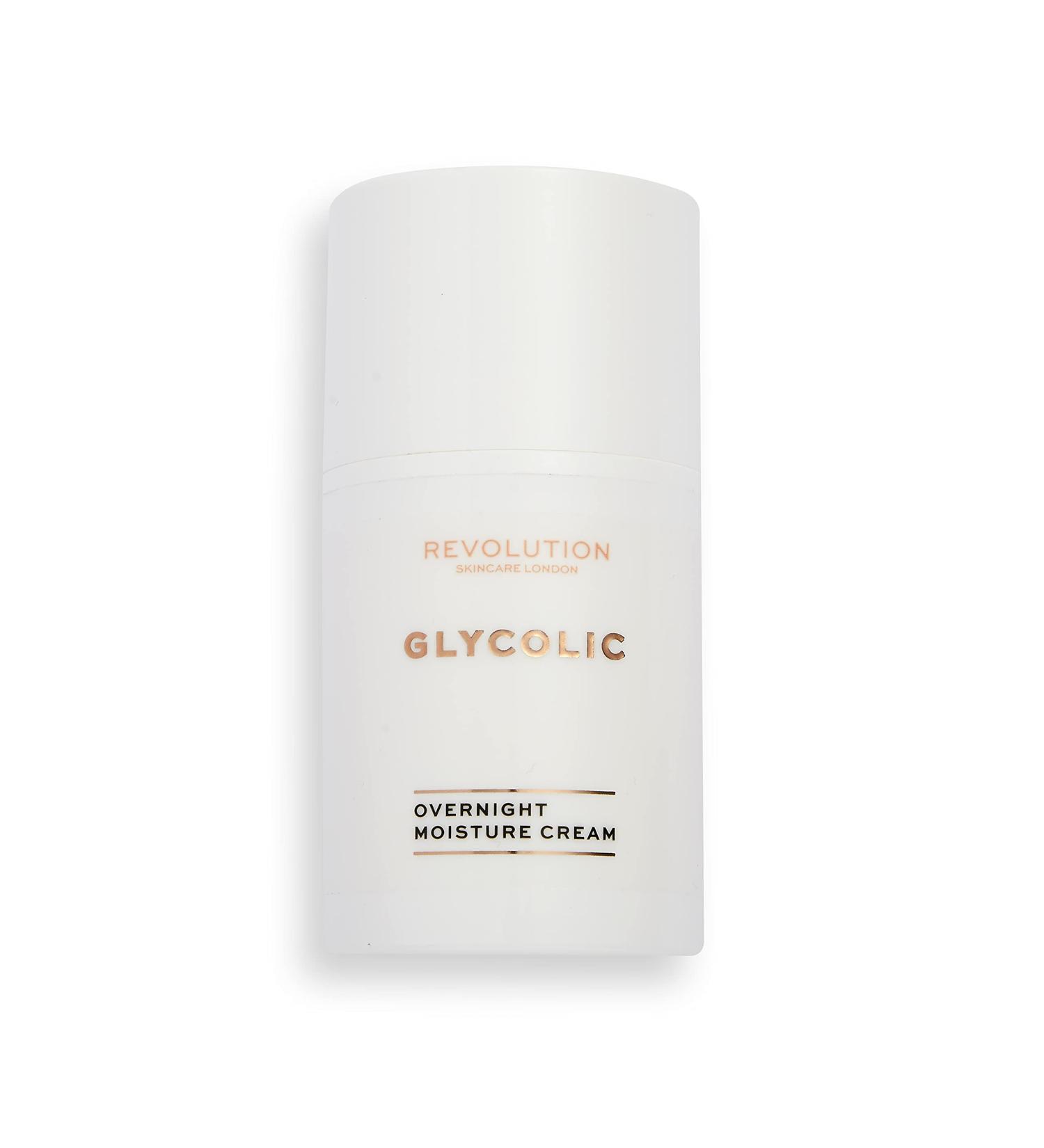 Revolution Beauty Ltd Revolution Skincare London Glycolic acid glows overnight cream 50 ml - Buy Online on GoSupps.com