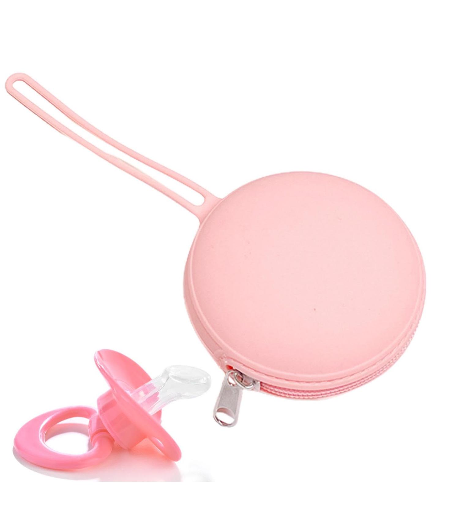Buy Generic Silicone Pacifier Holder & Portable Waterproof Storage Bags - Cute Zipper & Rope Design for Jewelry & Keys - Buy Online on GoSupps.com