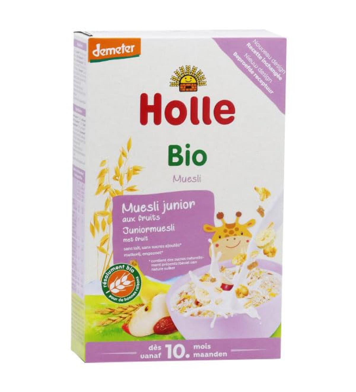 Holle Mueslis Junior Organic Multicereal Fruit +10m 250g - Buy Online on GoSupps.com