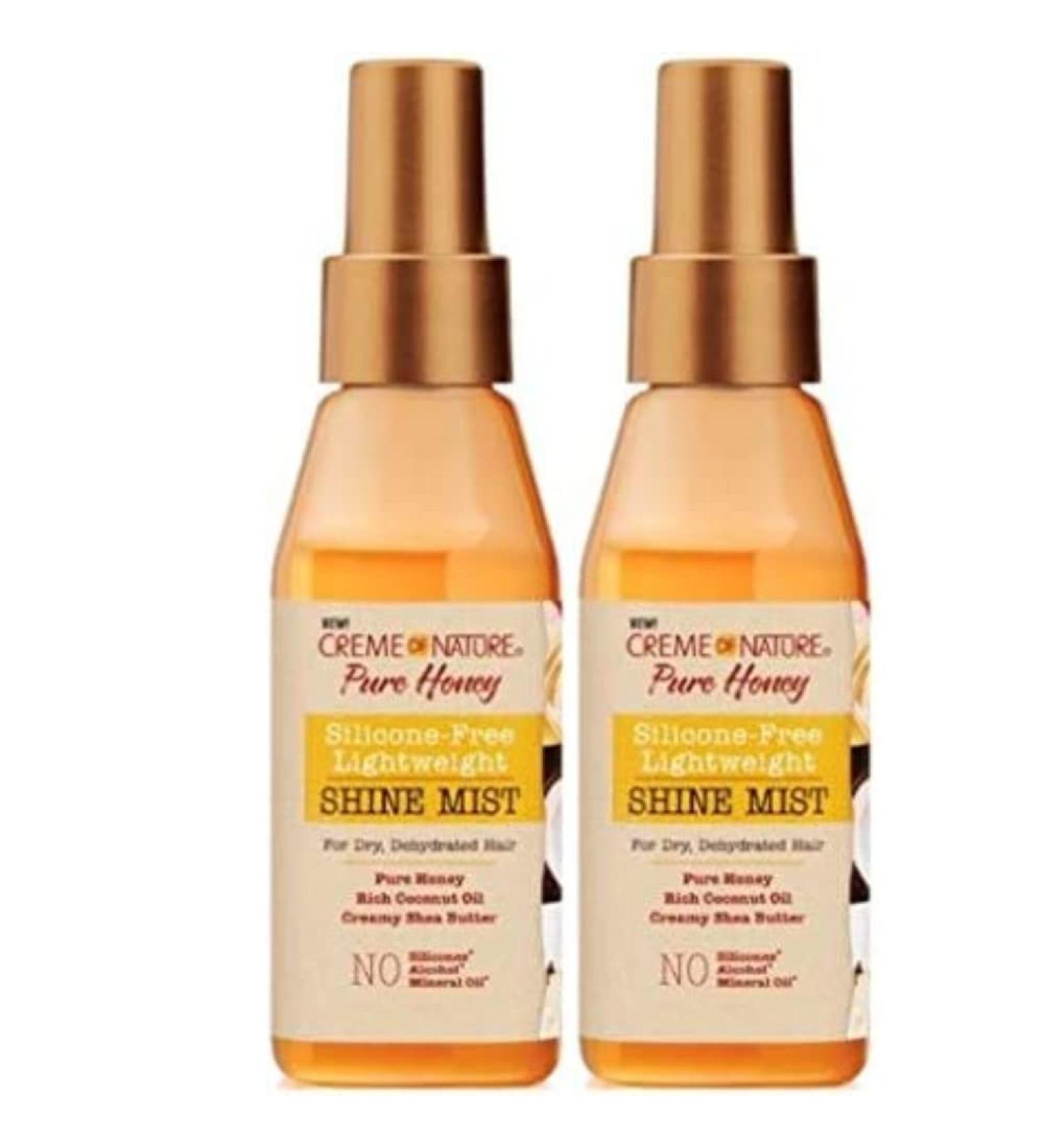 Creme Of Nature Pure Honey Shine Mist 4 Ounce (118ml) (Pack of 2) Honey 4 Fl Oz (Pack of 2) - Buy Online on GoSupps.com