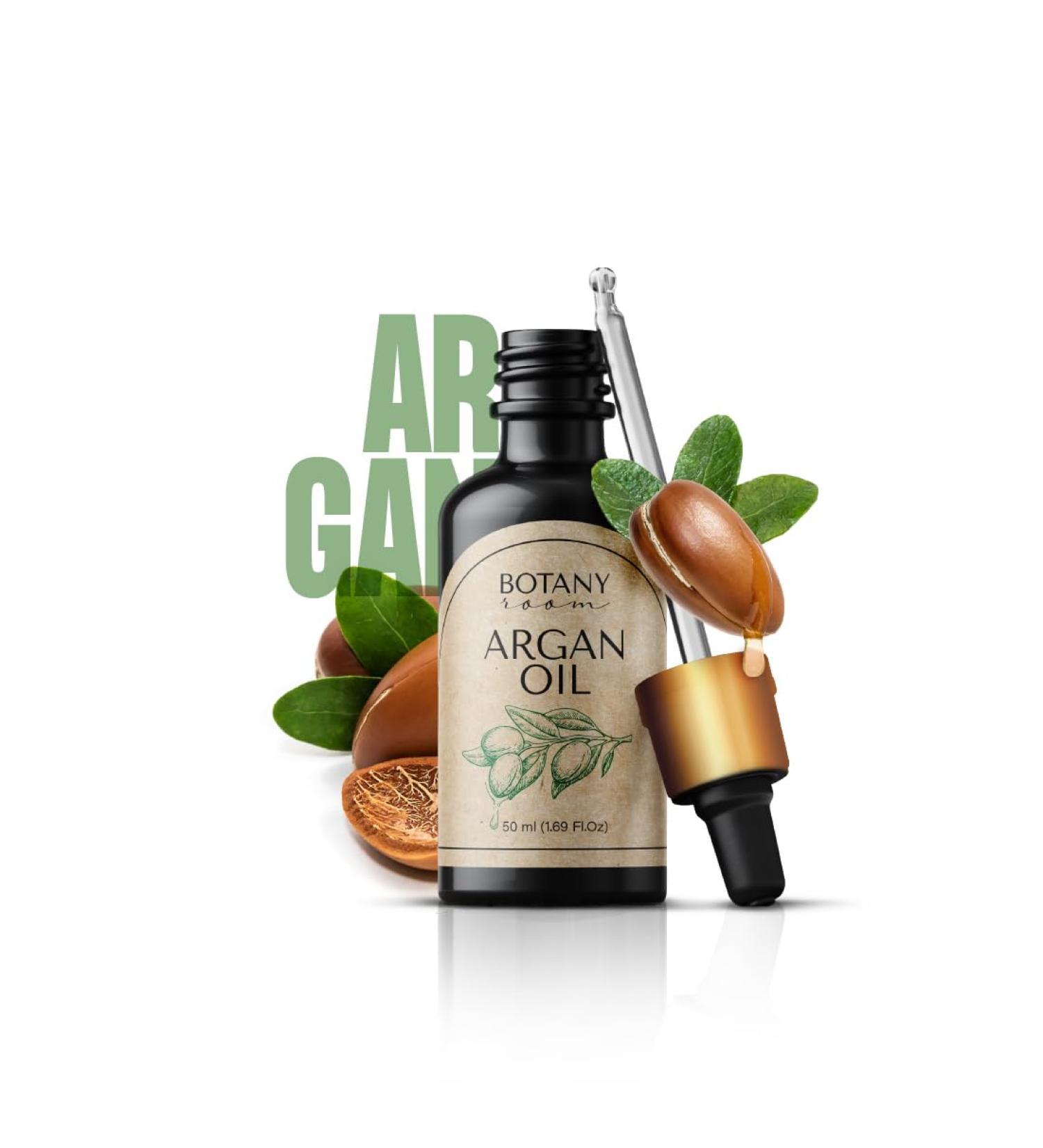 Organic Argan Oil - Cold Pressed Beauty Elixir for Hair Skin & Nails - Multi-Purpose Unrefined Rich in Nutrients - International Shipping Available - Buy Online on GoSupps.com