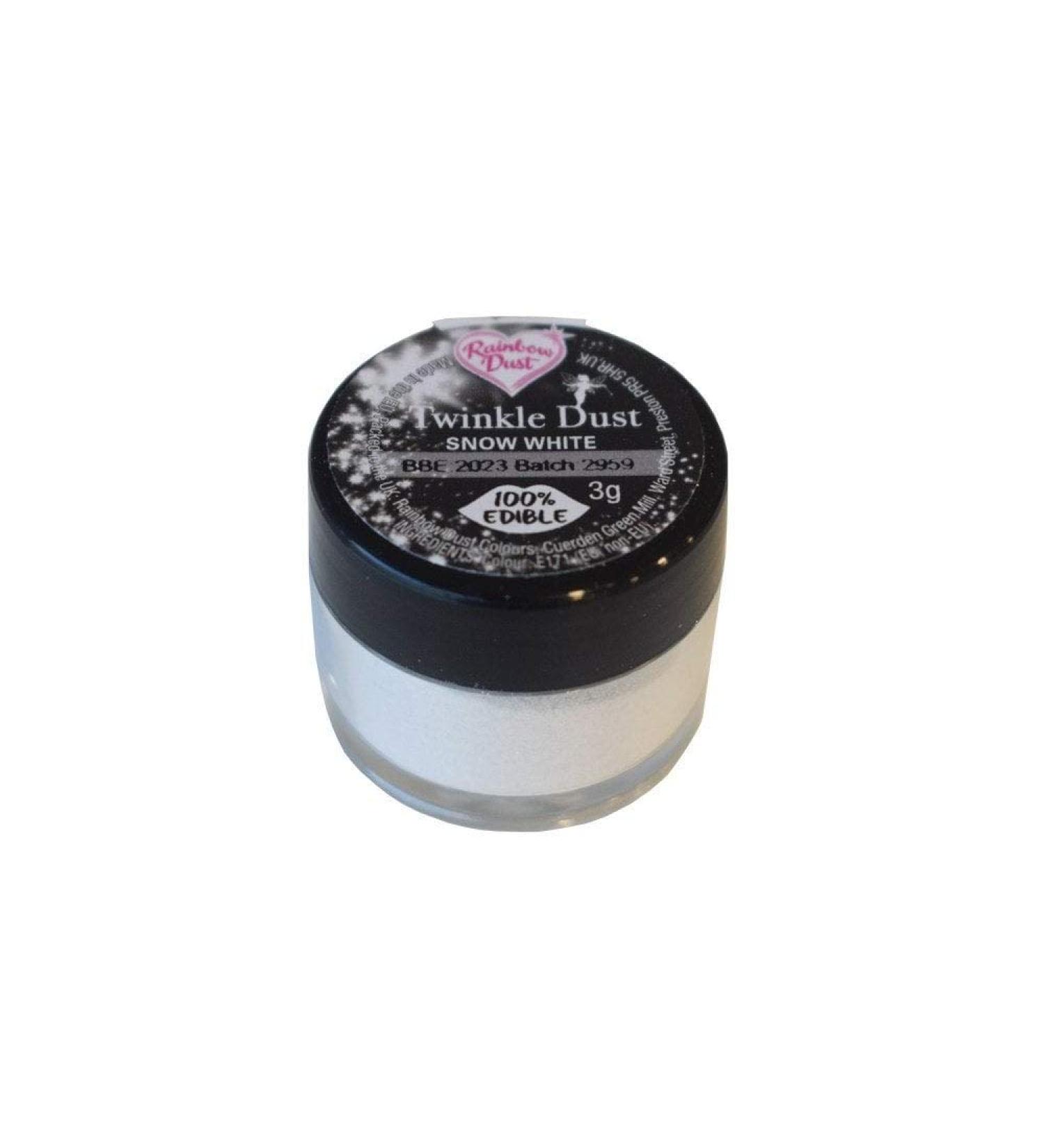 Rainbow Dust Twinkle Dust - Snow White - 3g loose pot